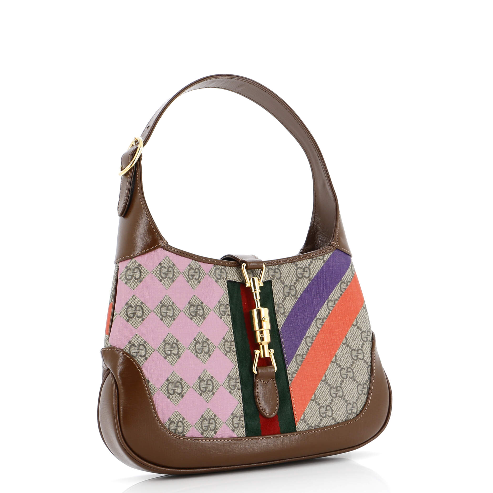 Jackie 1961 Hobo Printed GG Coated Canvas Medium