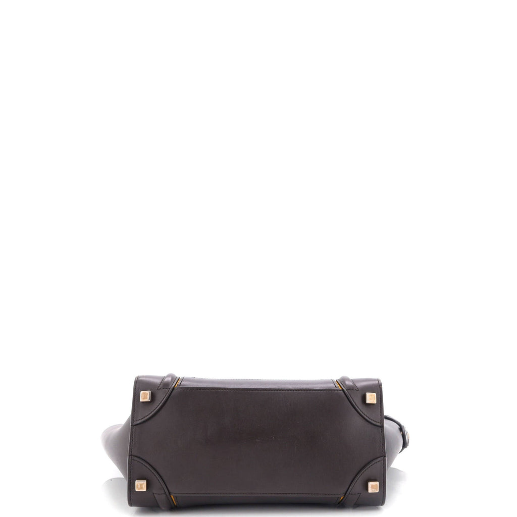 Luggage Bag Smooth Leather Micro
