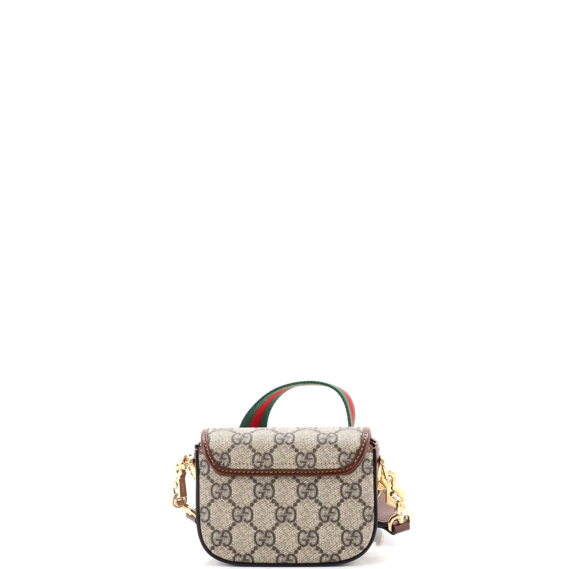 Horsebit 1955 Flap Wallet with Strap GG Coated Canvas