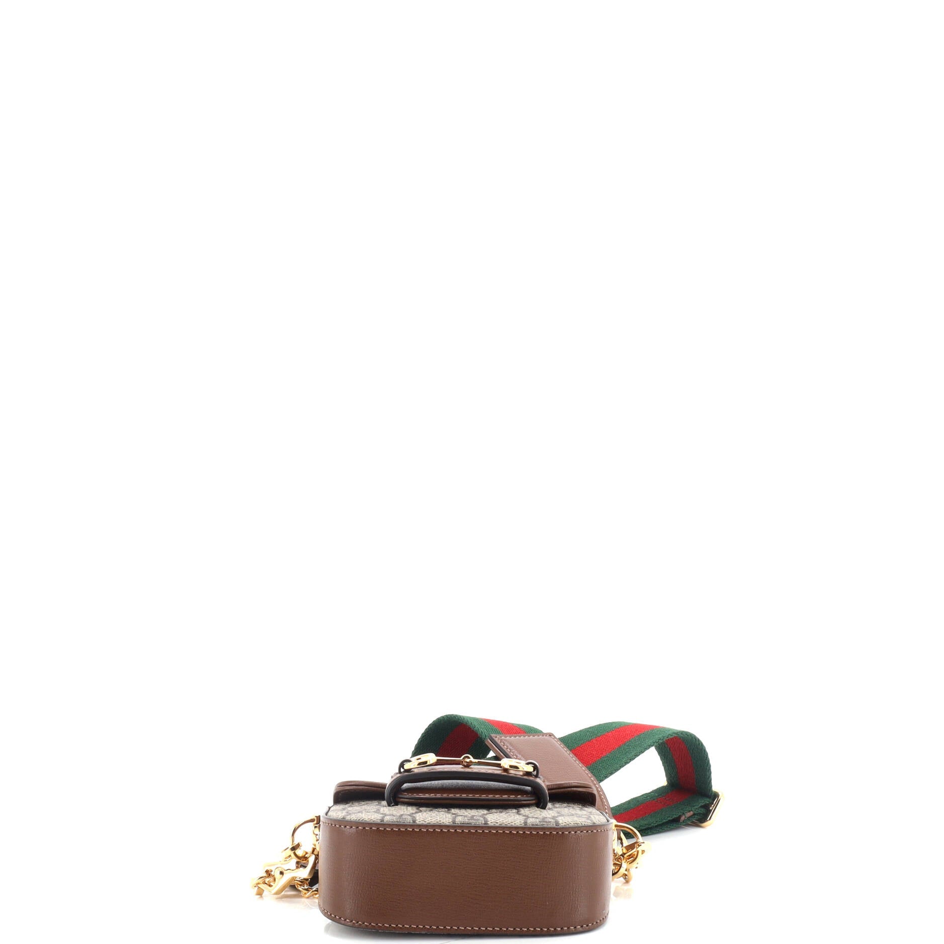 Horsebit 1955 Flap Wallet with Strap GG Coated Canvas