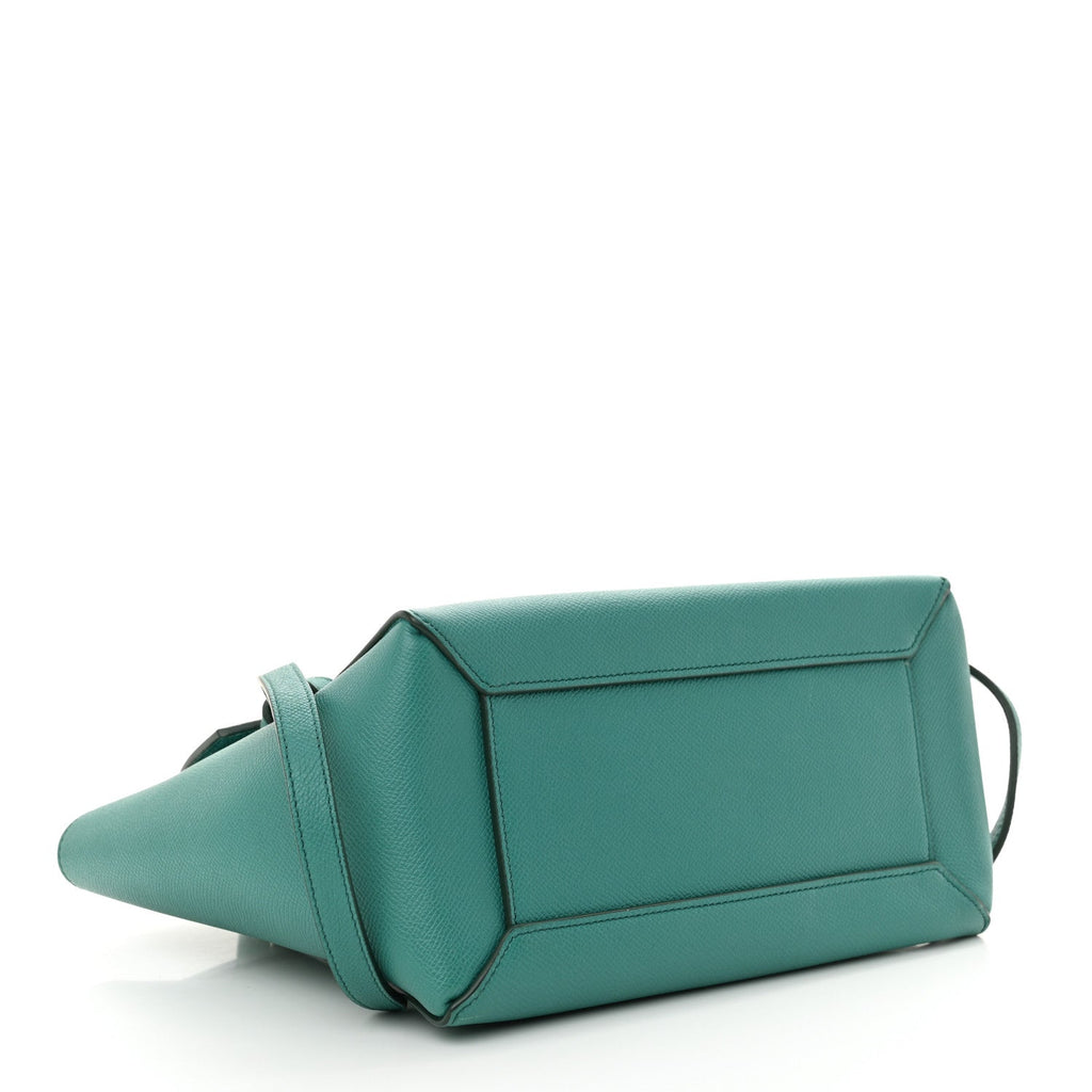 Grained Calfskin Micro Belt Bag Cactus