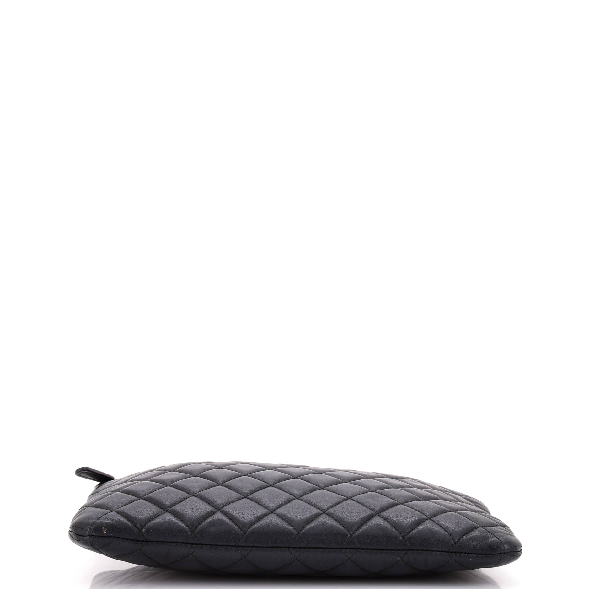 Boy O Case Clutch Quilted Lambskin Medium
