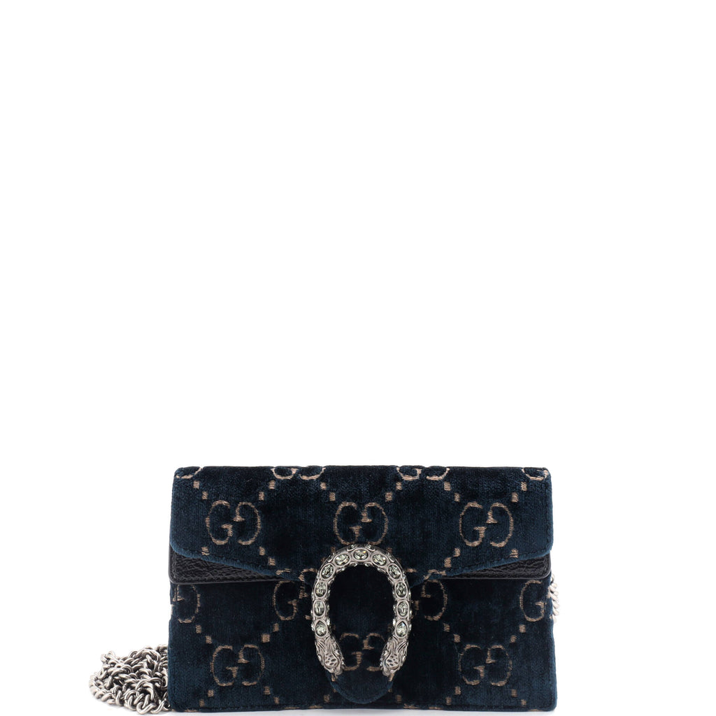 Dionysus Bag GG Velvet Super Mini