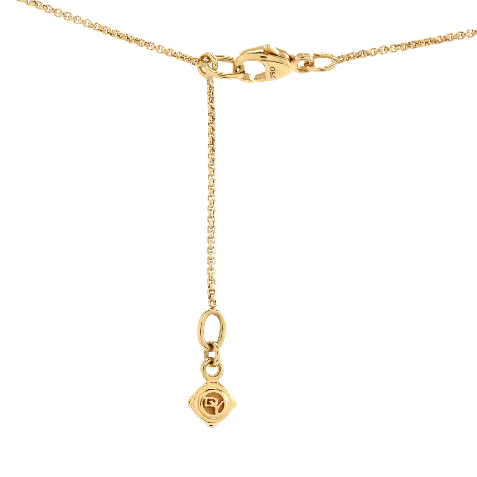 Solari Pendant Necklace 18K Yellow Gold with Diamonds