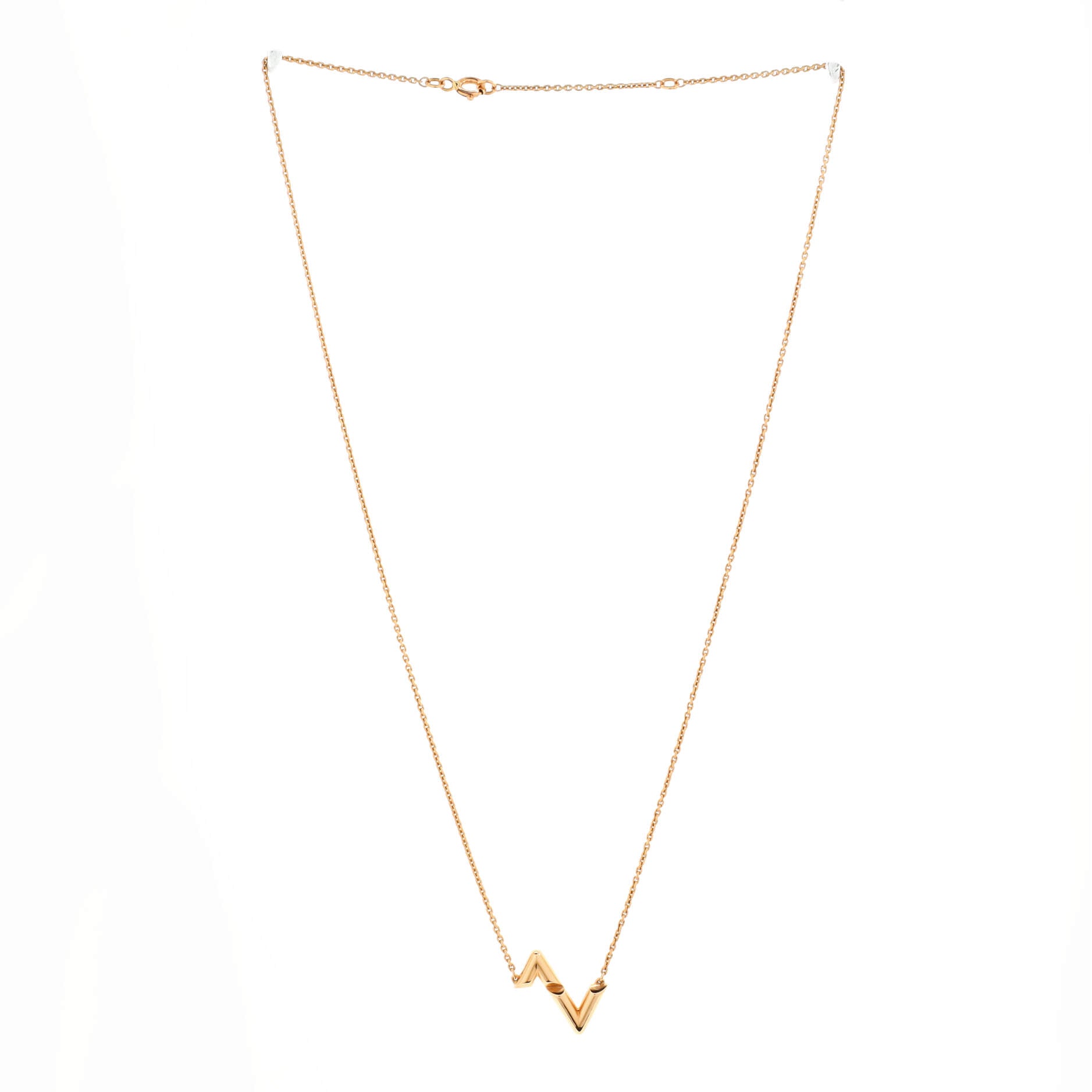 Volt Upside Down Necklace 18K Rose Gold