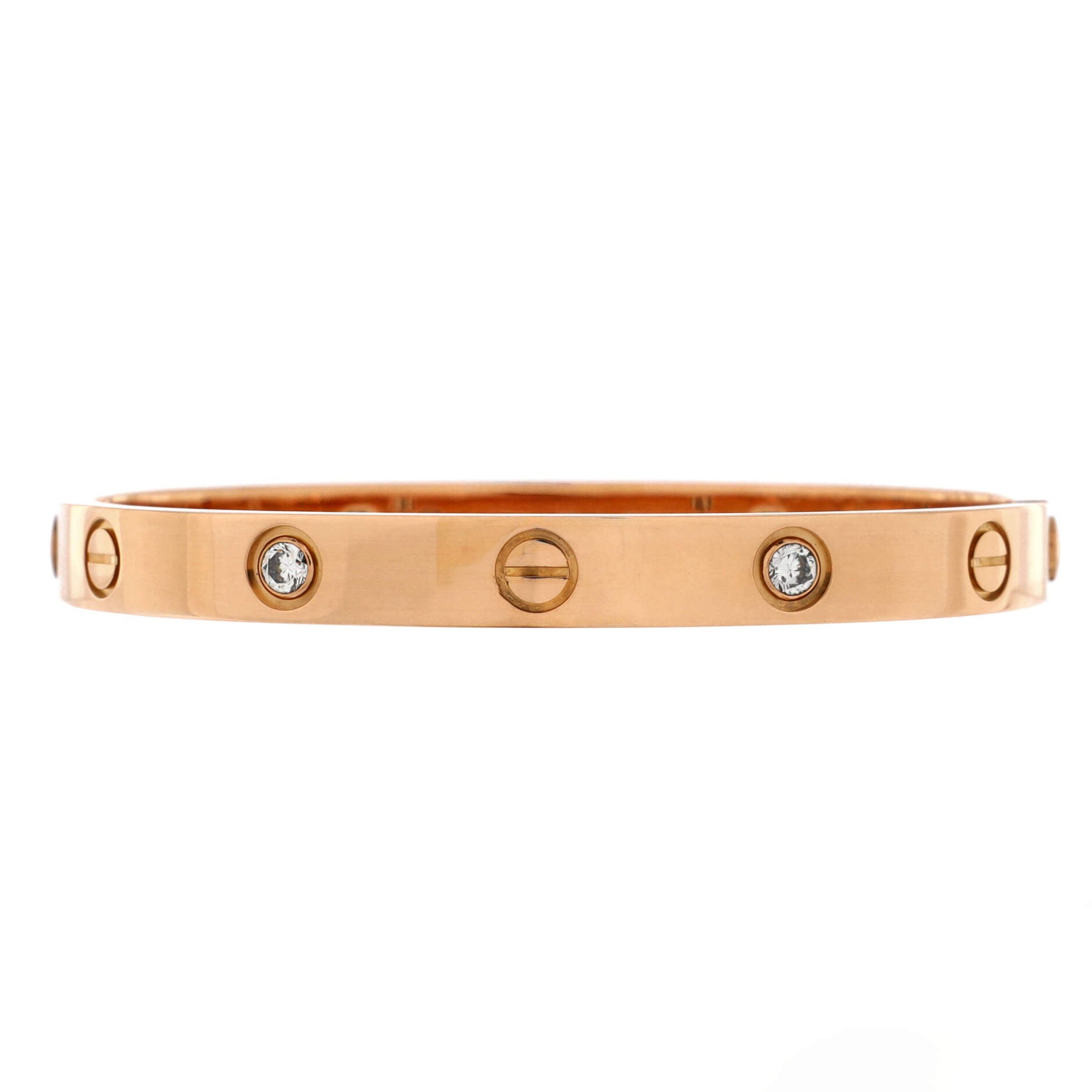 Love 4 Diamond Bracelet 18K Rose Gold with Diamonds