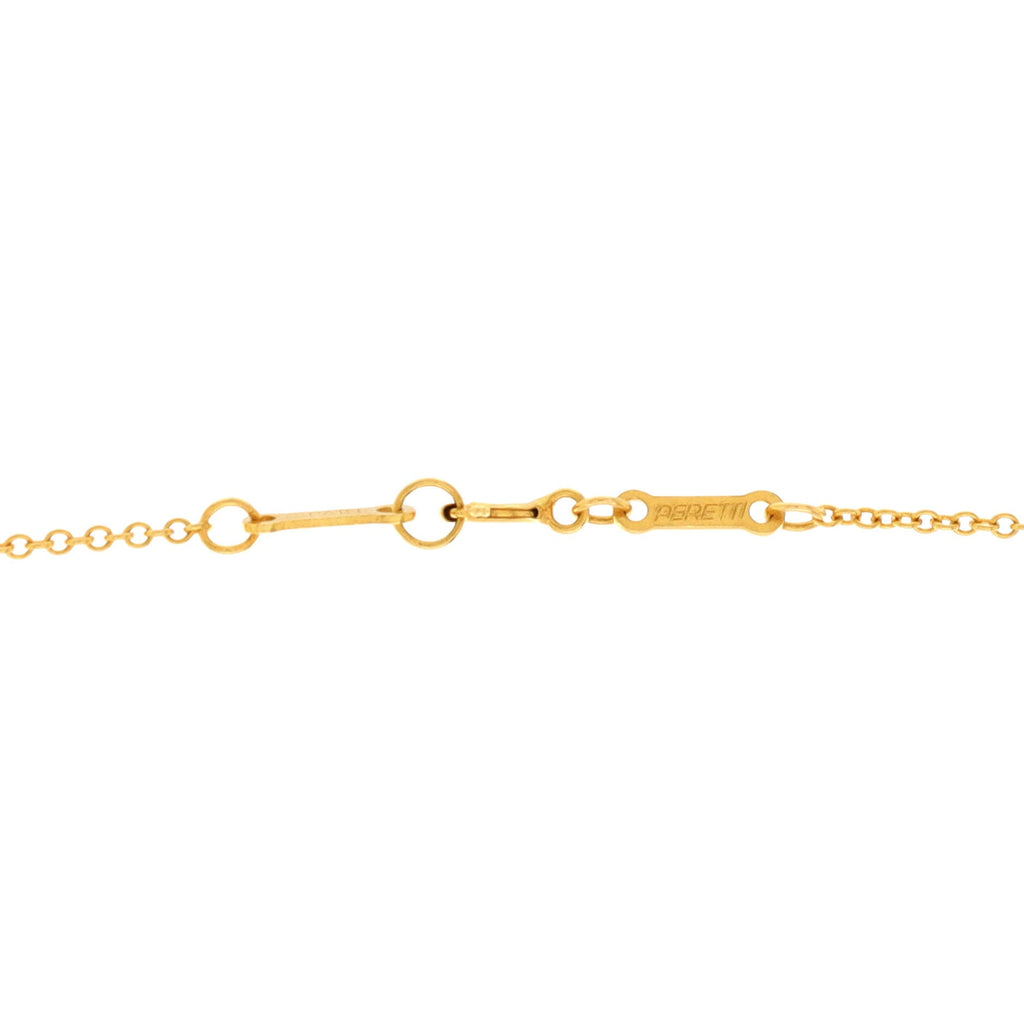 Elsa Peretti Open Heart Pendant Necklace 18K Yellow Gold 22mm