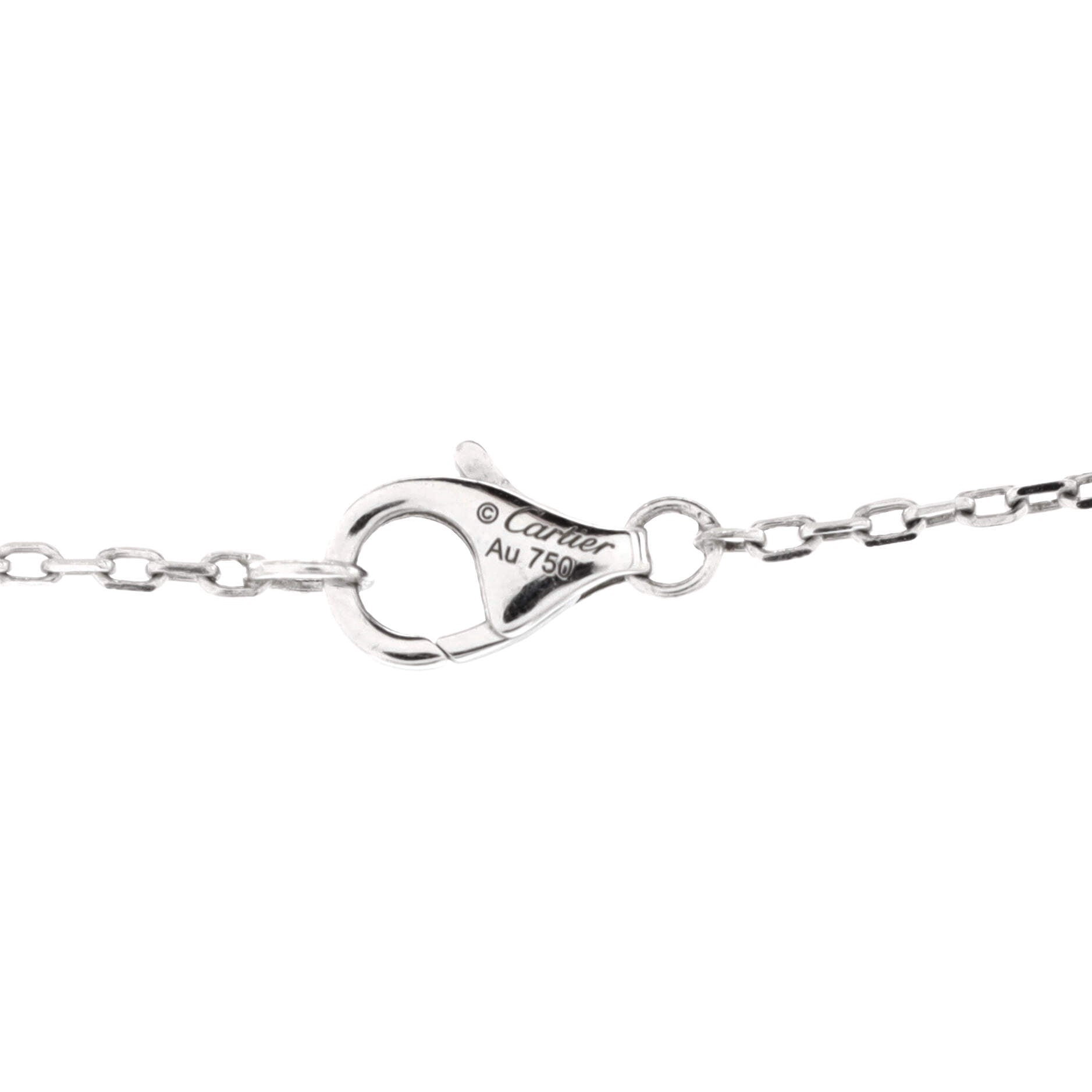 Juste un Clou Pendant Necklace 18K White Gold and Diamonds