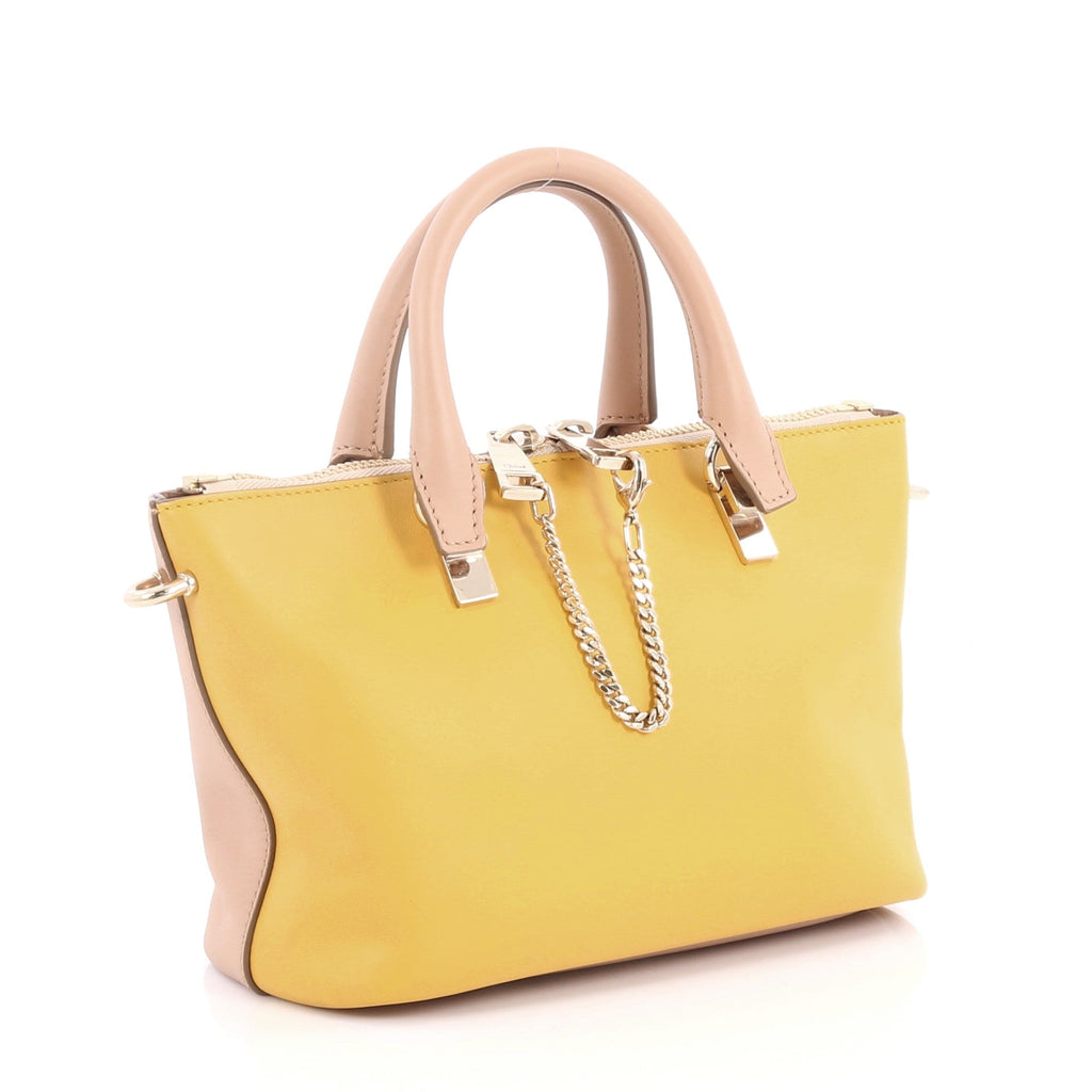 Bicolor Baylee Satchel Leather Mini