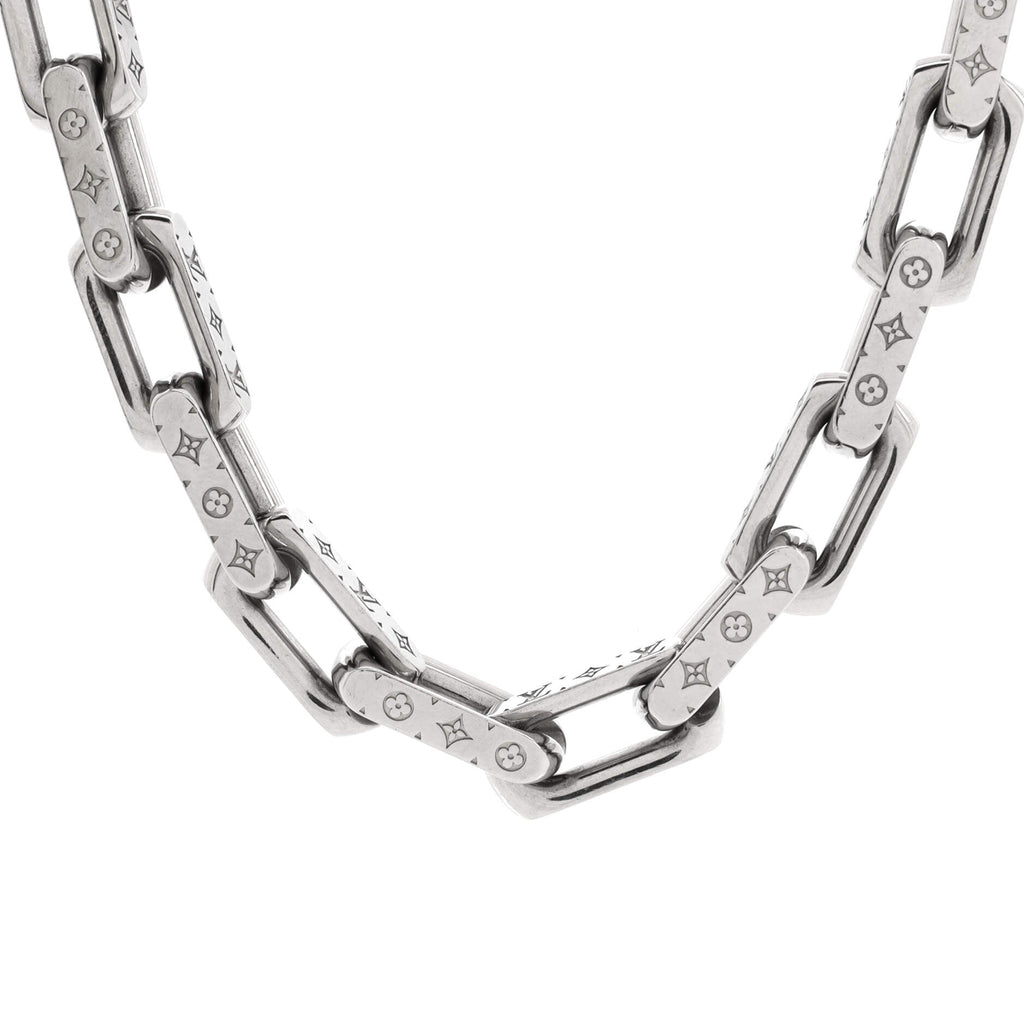 Monogram Chain Necklace Metal