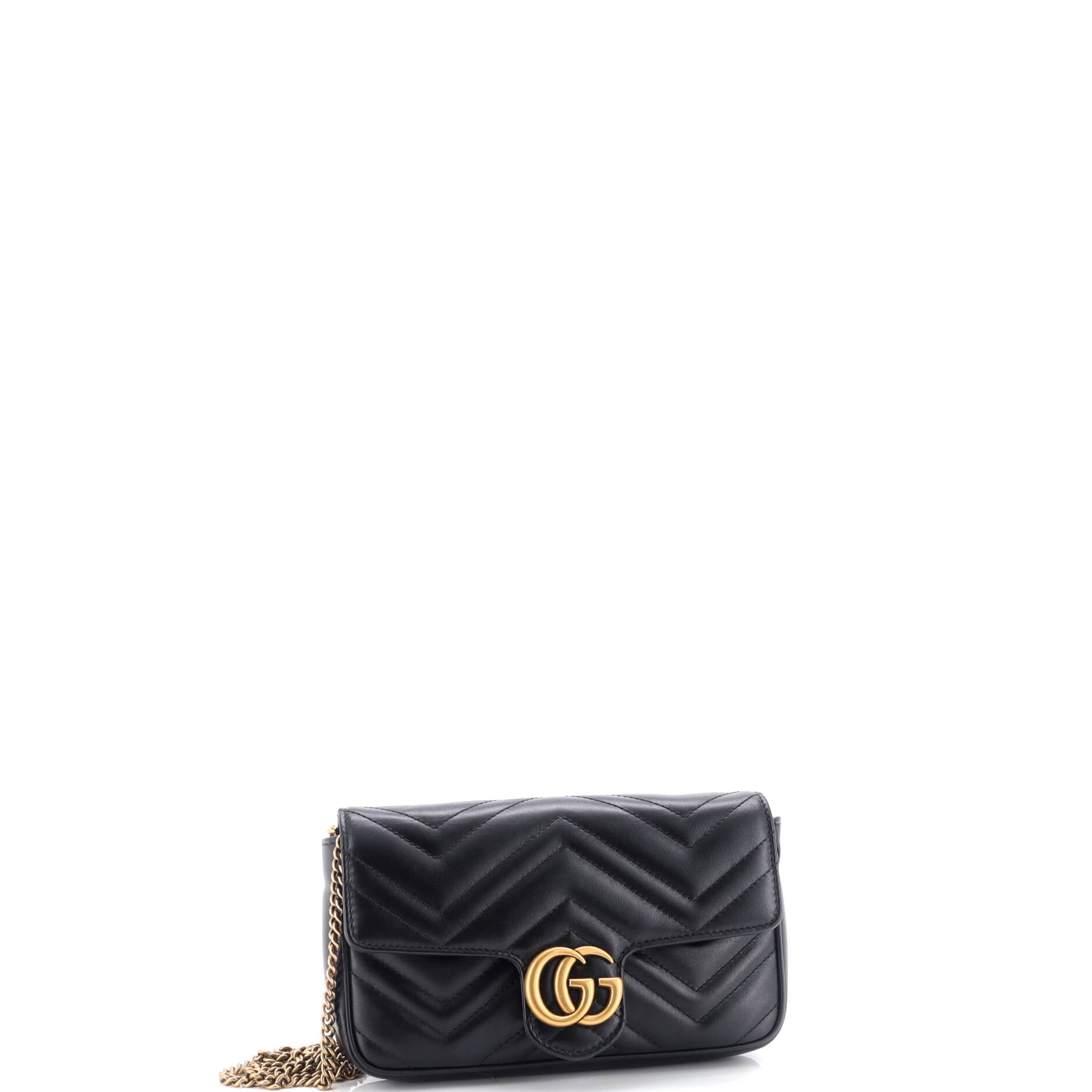 GG Marmont Wallet on Chain Matelasse Leather Mini