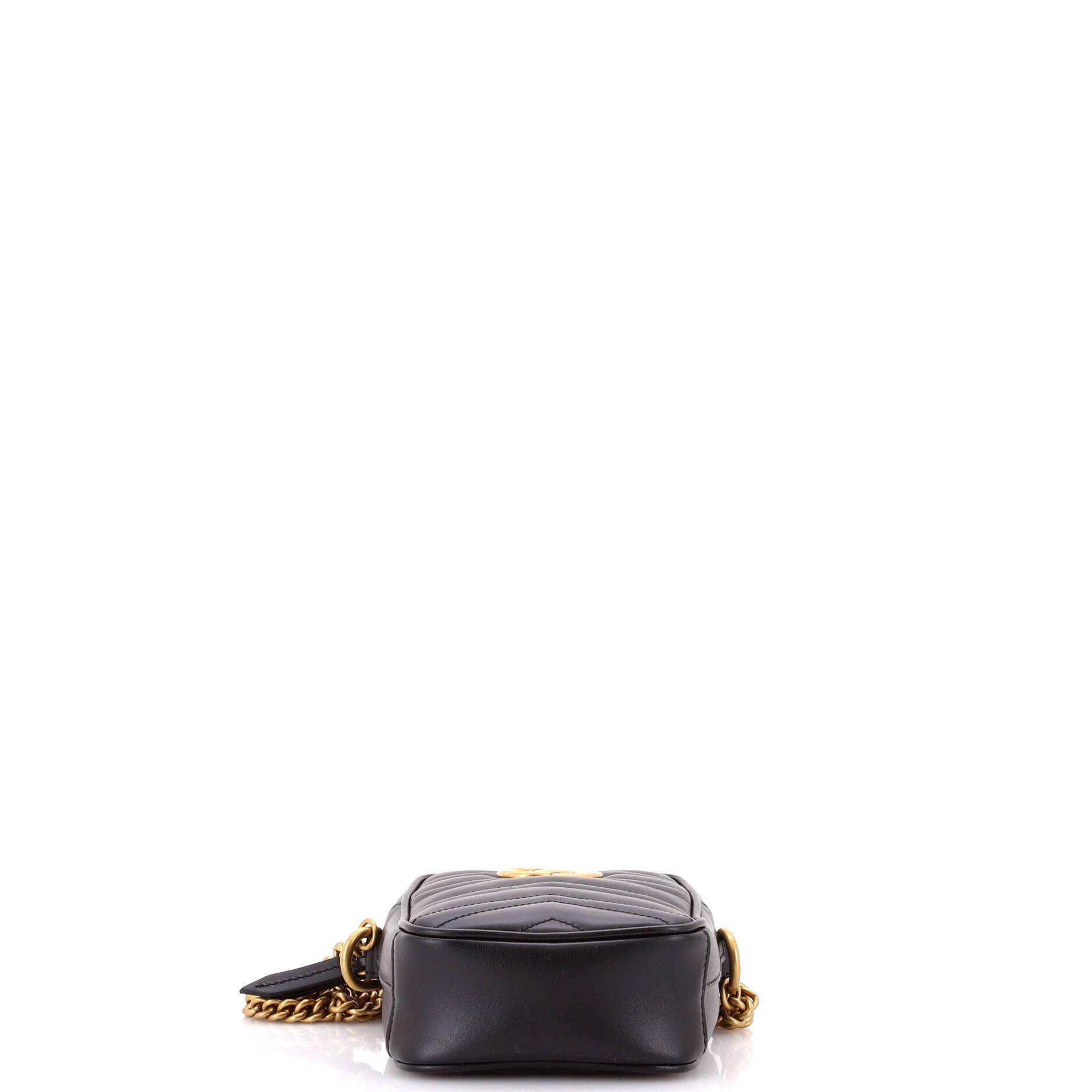 GG Marmont Vertical Phone Crossbody Bag Matelasse Leather Mini