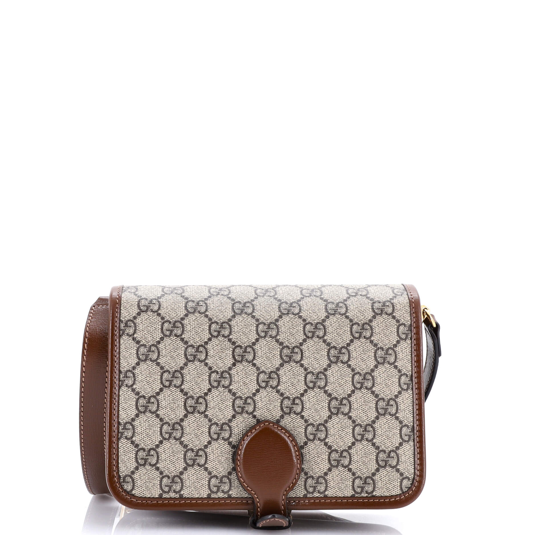 Interlocking G Patch Messenger Bag GG Coated Canvas Mini