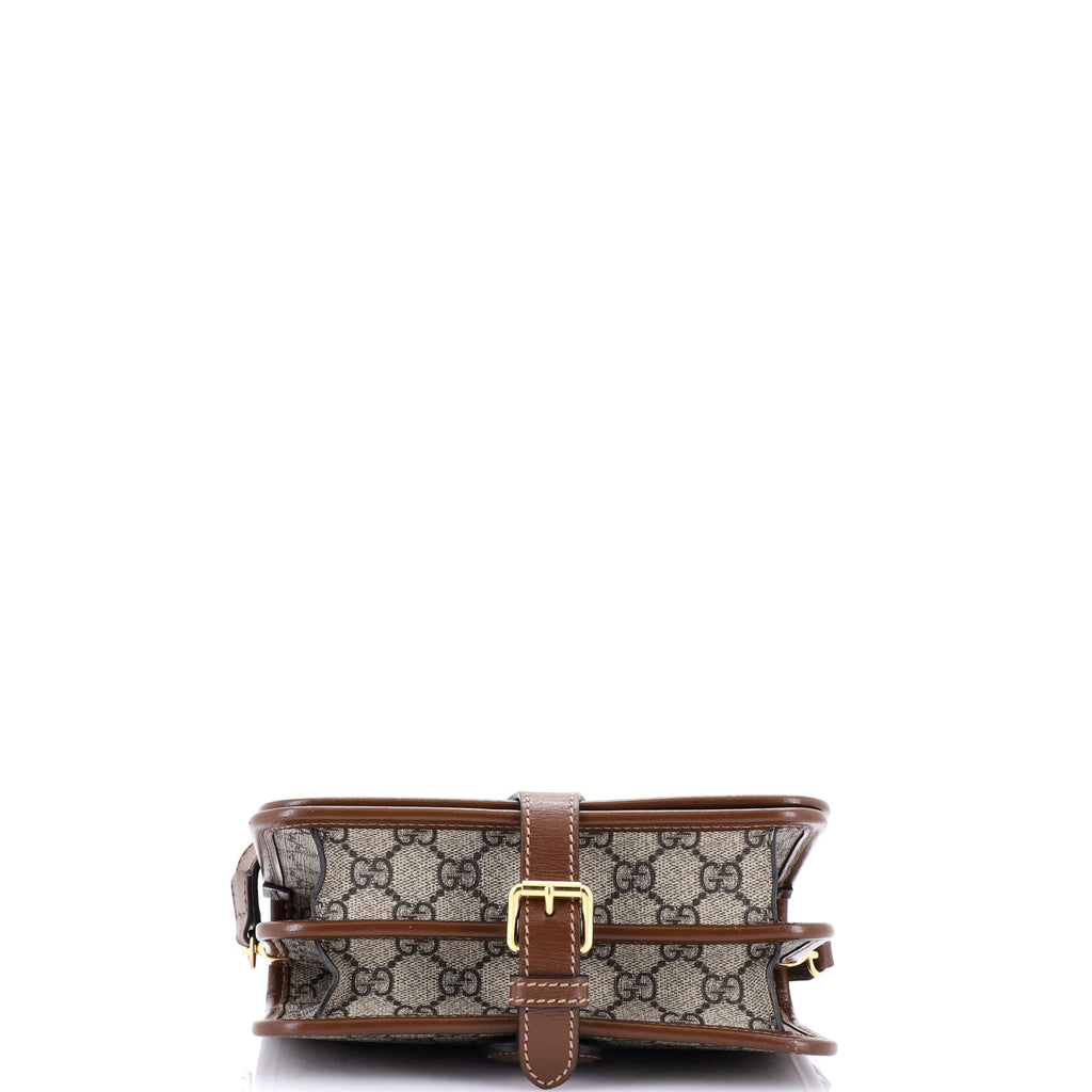 Interlocking G Patch Messenger Bag GG Coated Canvas Mini