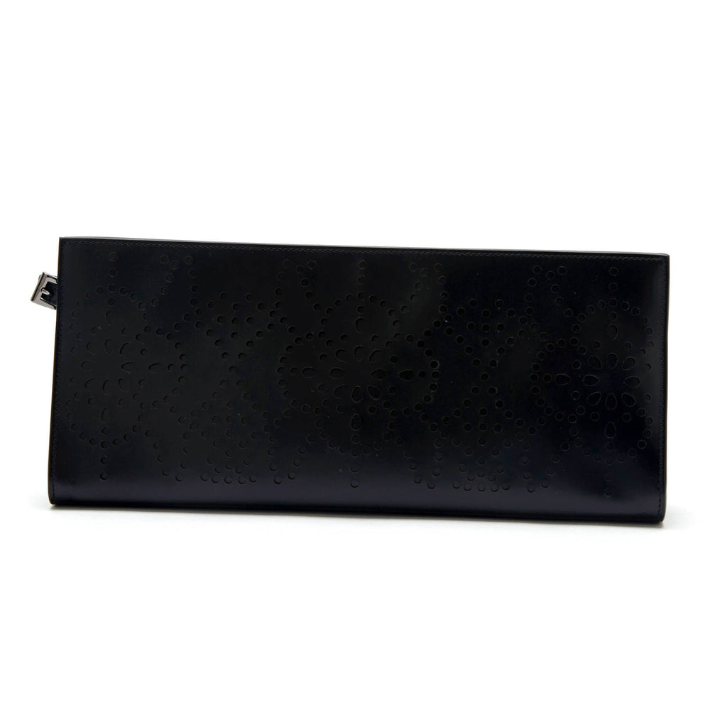 Laser-Cut Clutch Leather