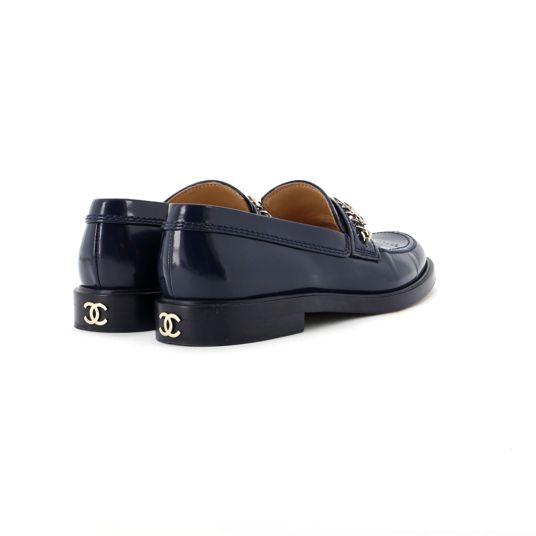 Women's Logo Loafers Shiny Calfskin