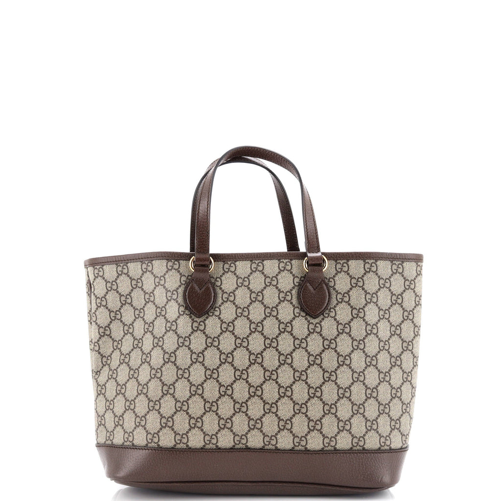 Ophidia Top Handle Shopping Tote GG Coated Canvas and Leather Mini