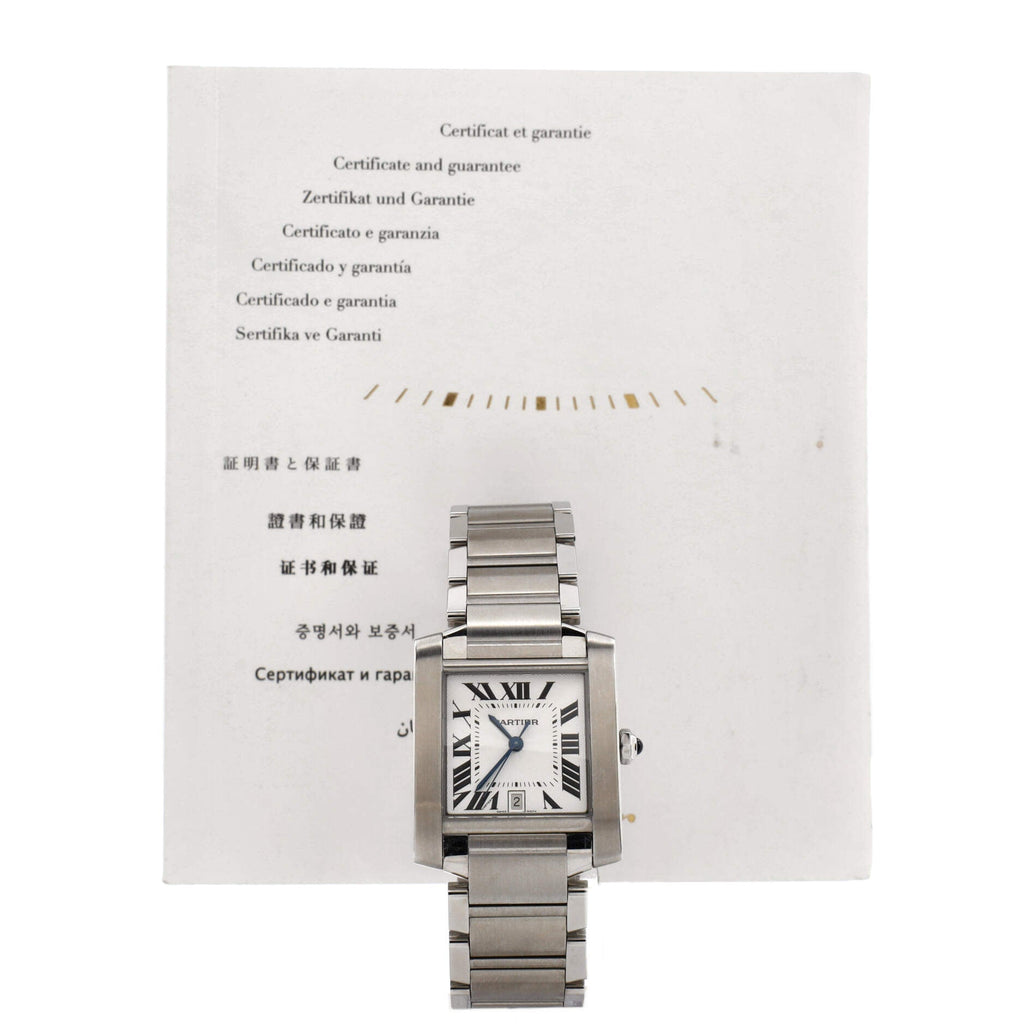 Tank Francaise Automatic Watch Stainless Steel 28
