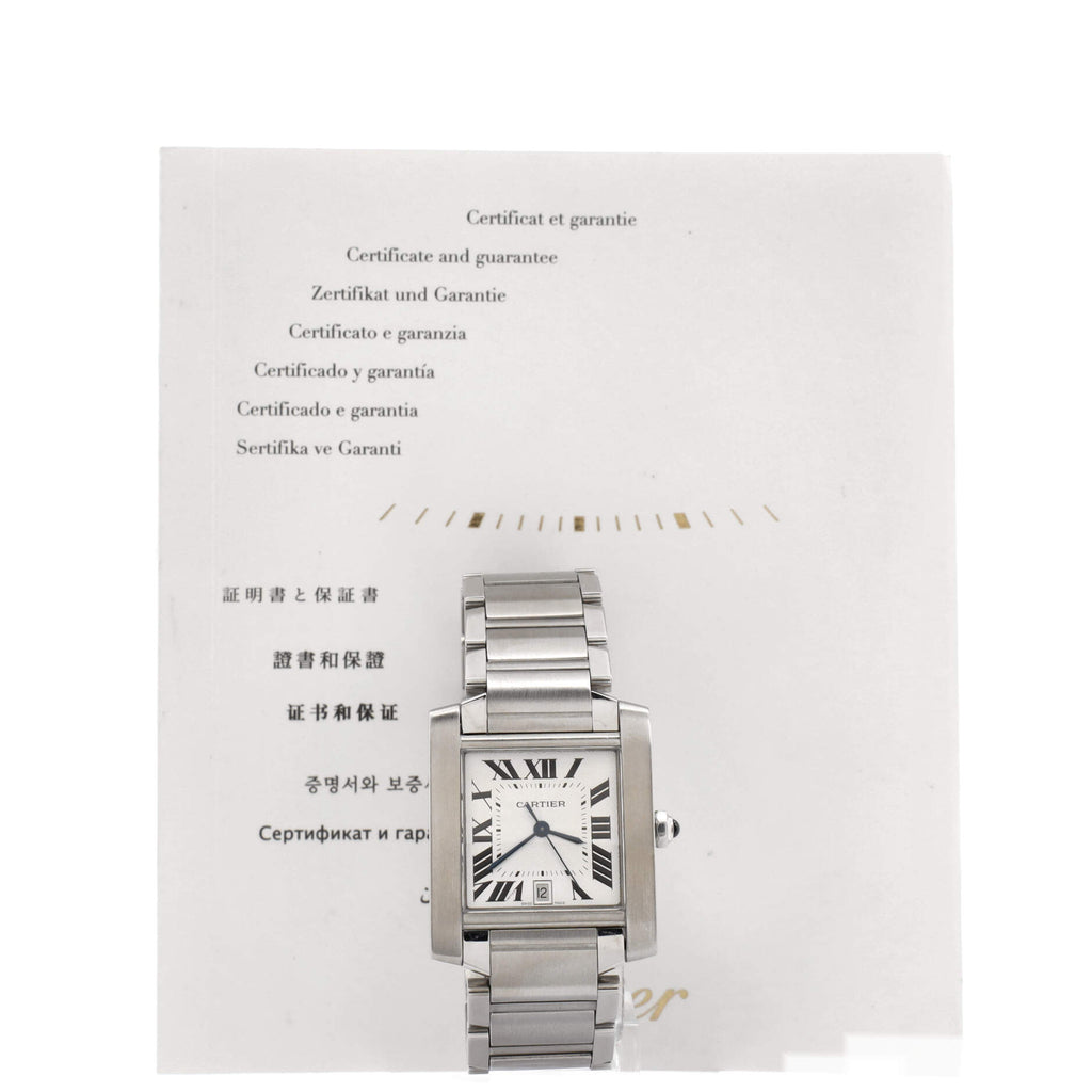 Tank Francaise Automatic Watch Stainless Steel 28