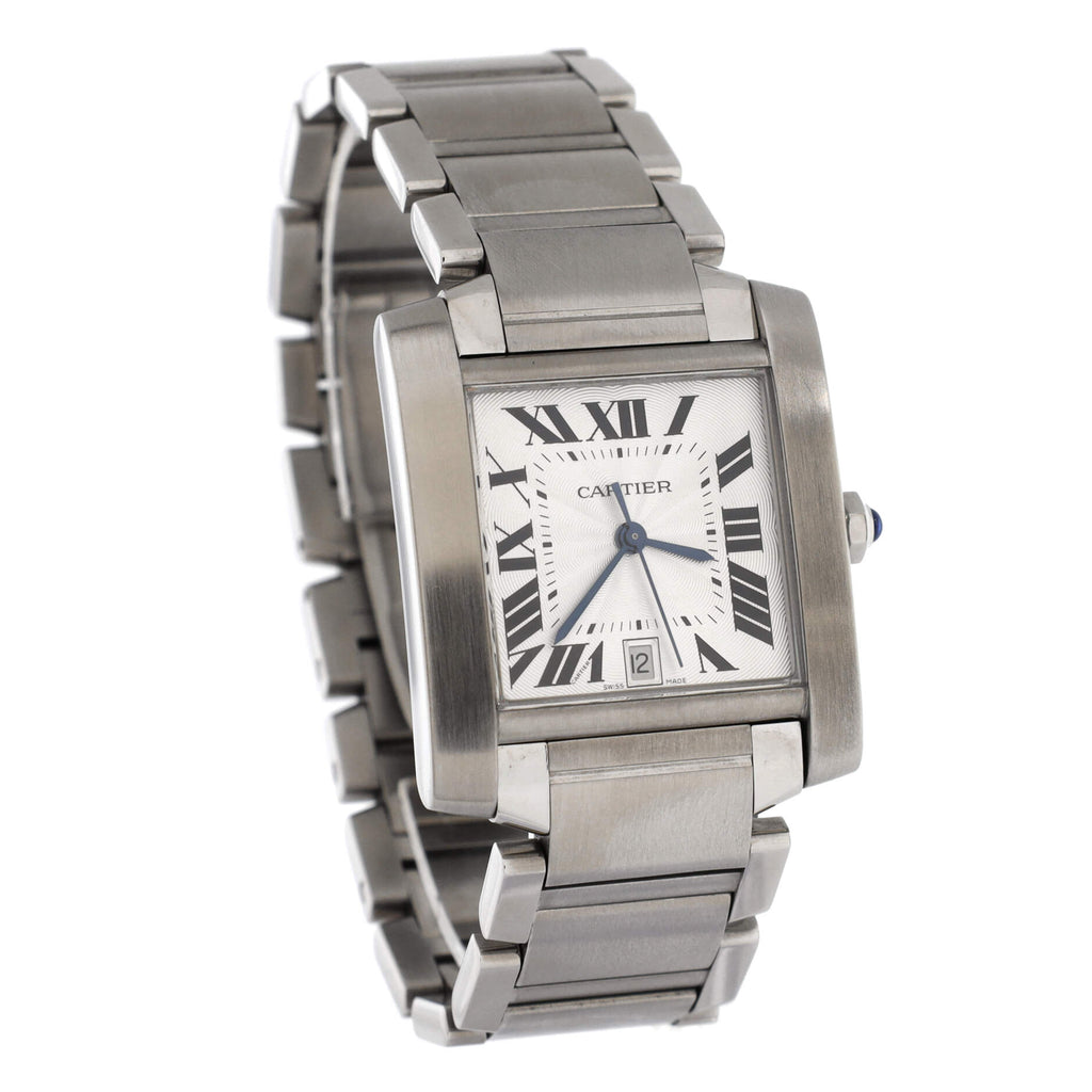 Tank Francaise Automatic Watch Stainless Steel 28