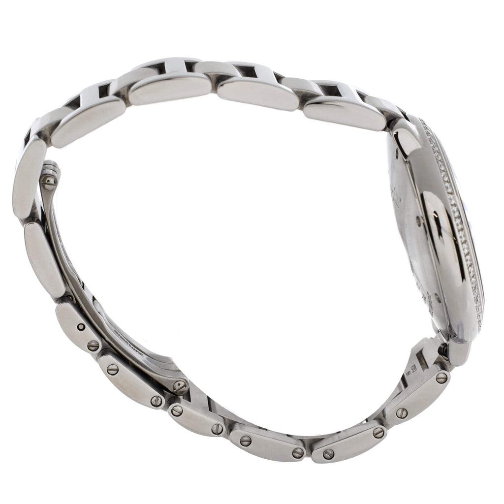 Ballon Bleu de Cartier Automatic Watch Stainless Steel with Diamond Bezel 33