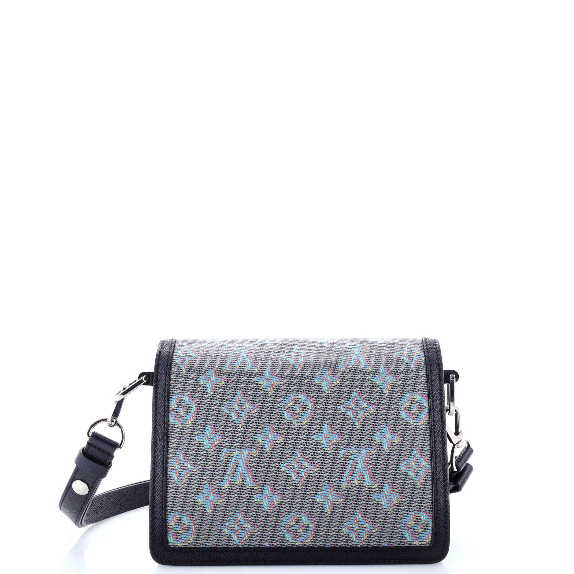 Dauphine Shoulder Bag Damier Monogram LV Pop Canvas Mini