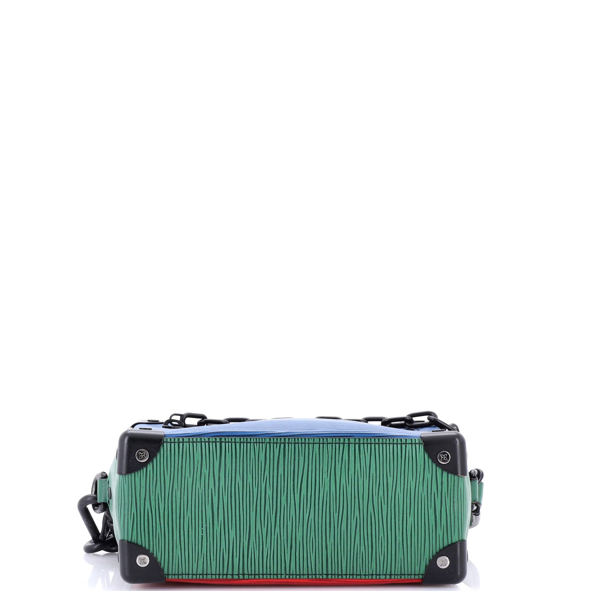 Soft Trunk Bag Colorblock Epi Leather Mini