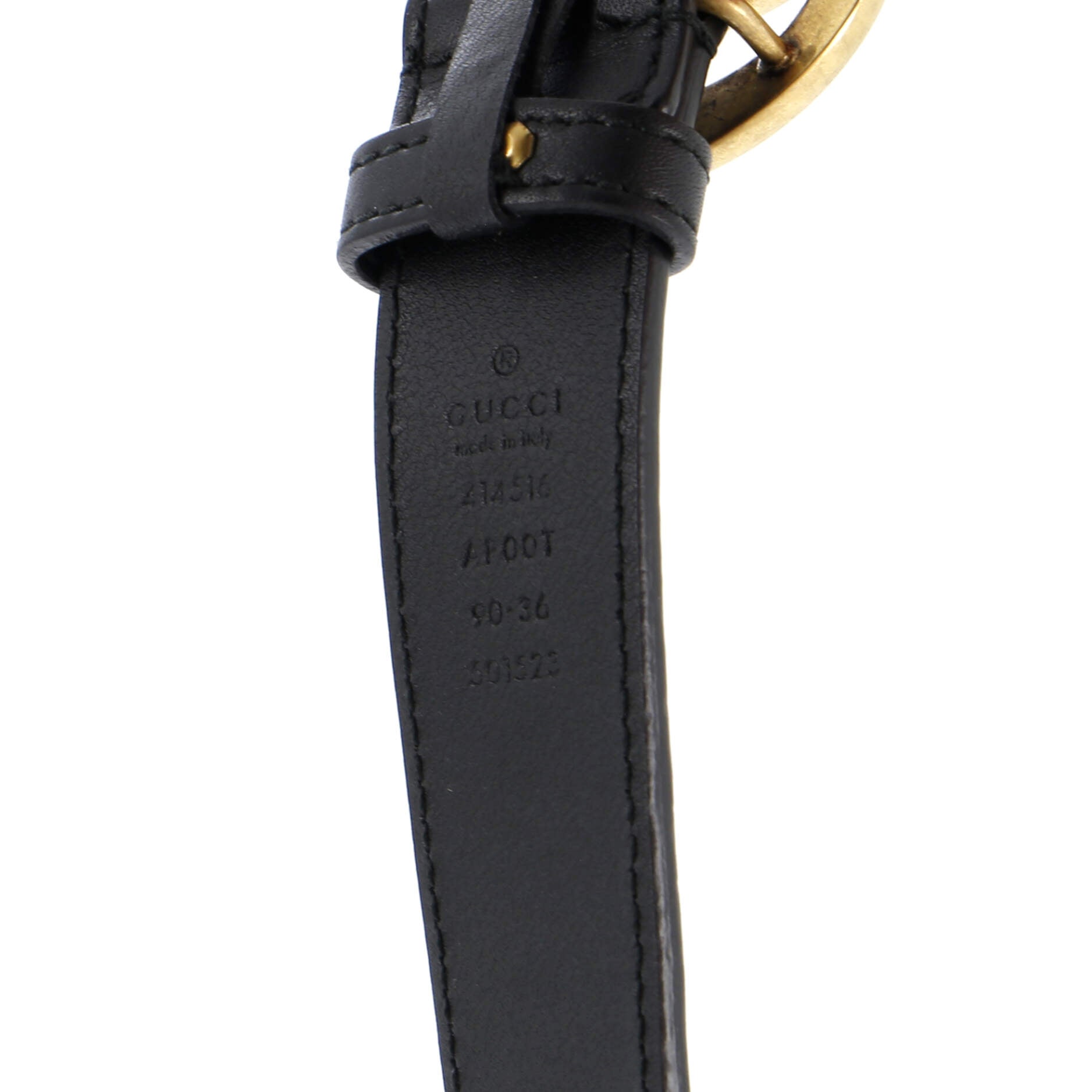 GG Marmont Belt Leather Medium 90