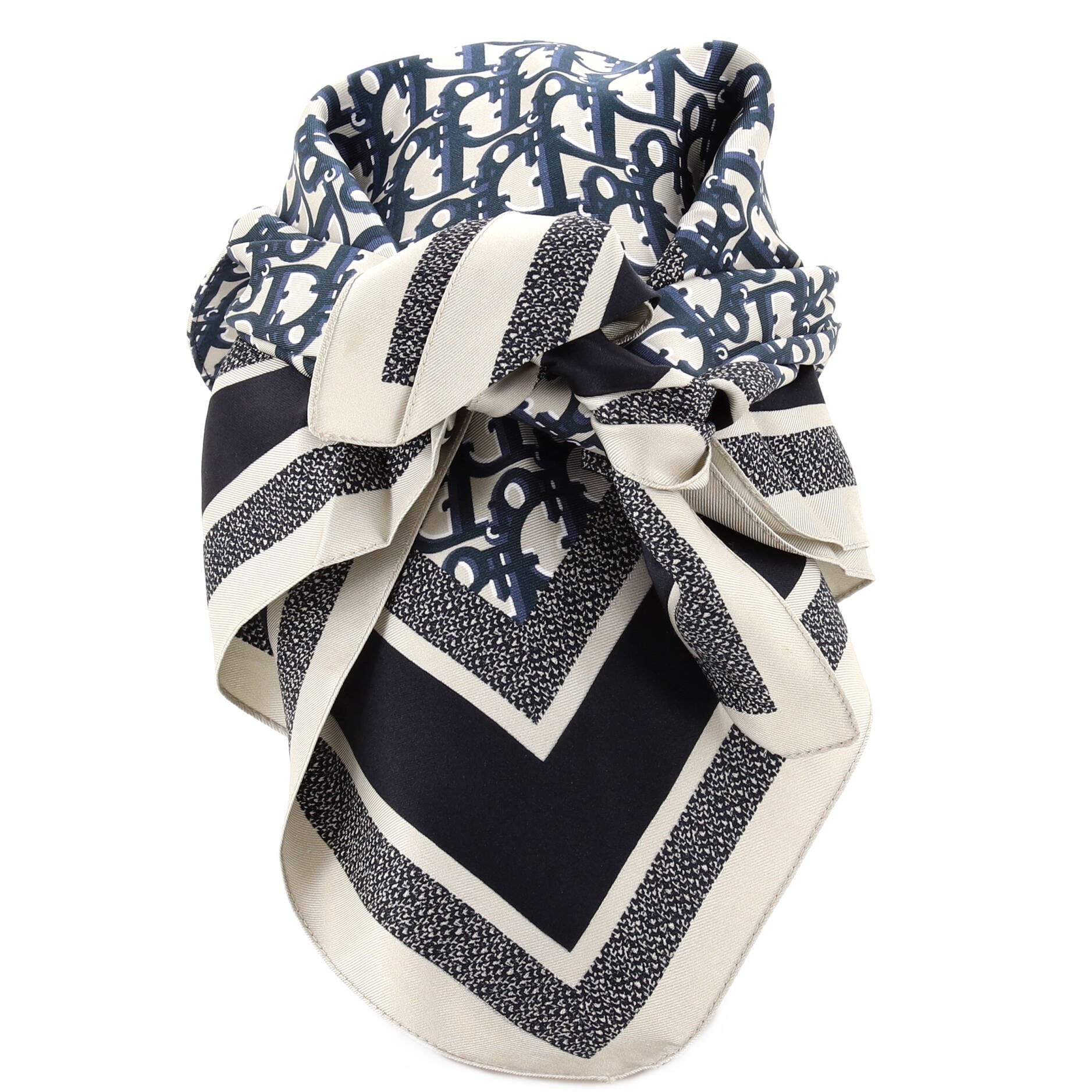 Scarf Visor Oblique Silk