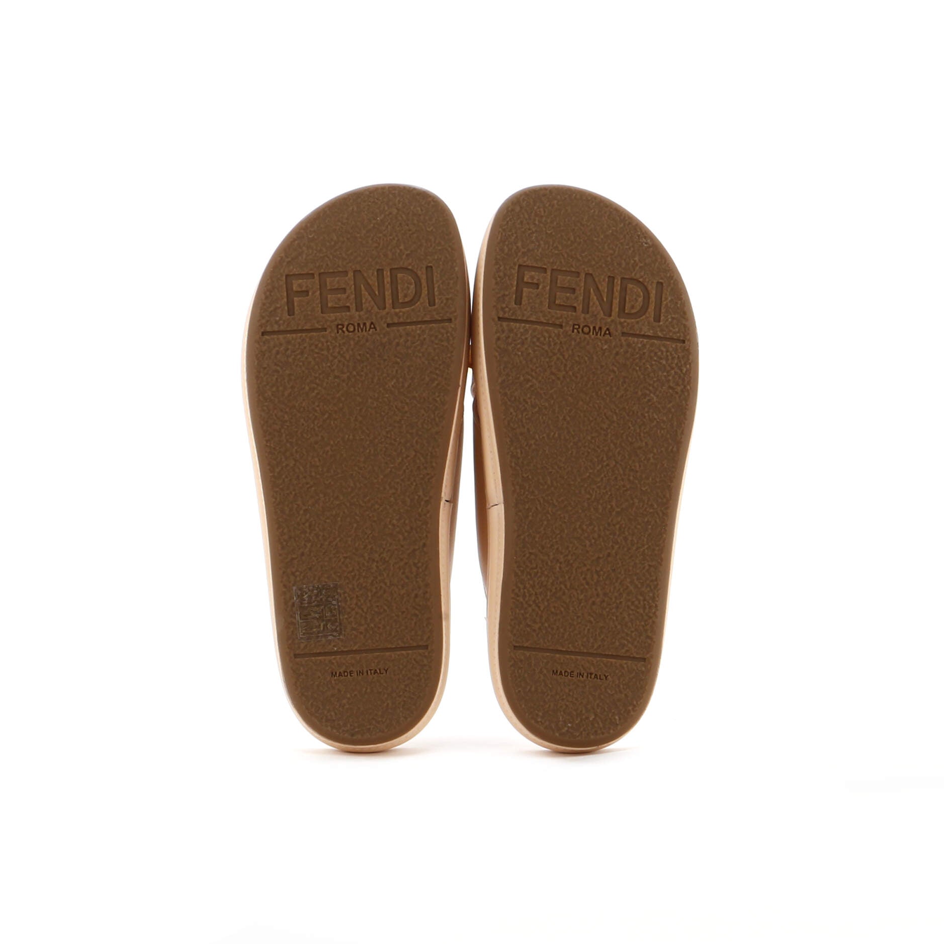Women's Fendigraphy Slide Sandals Leather