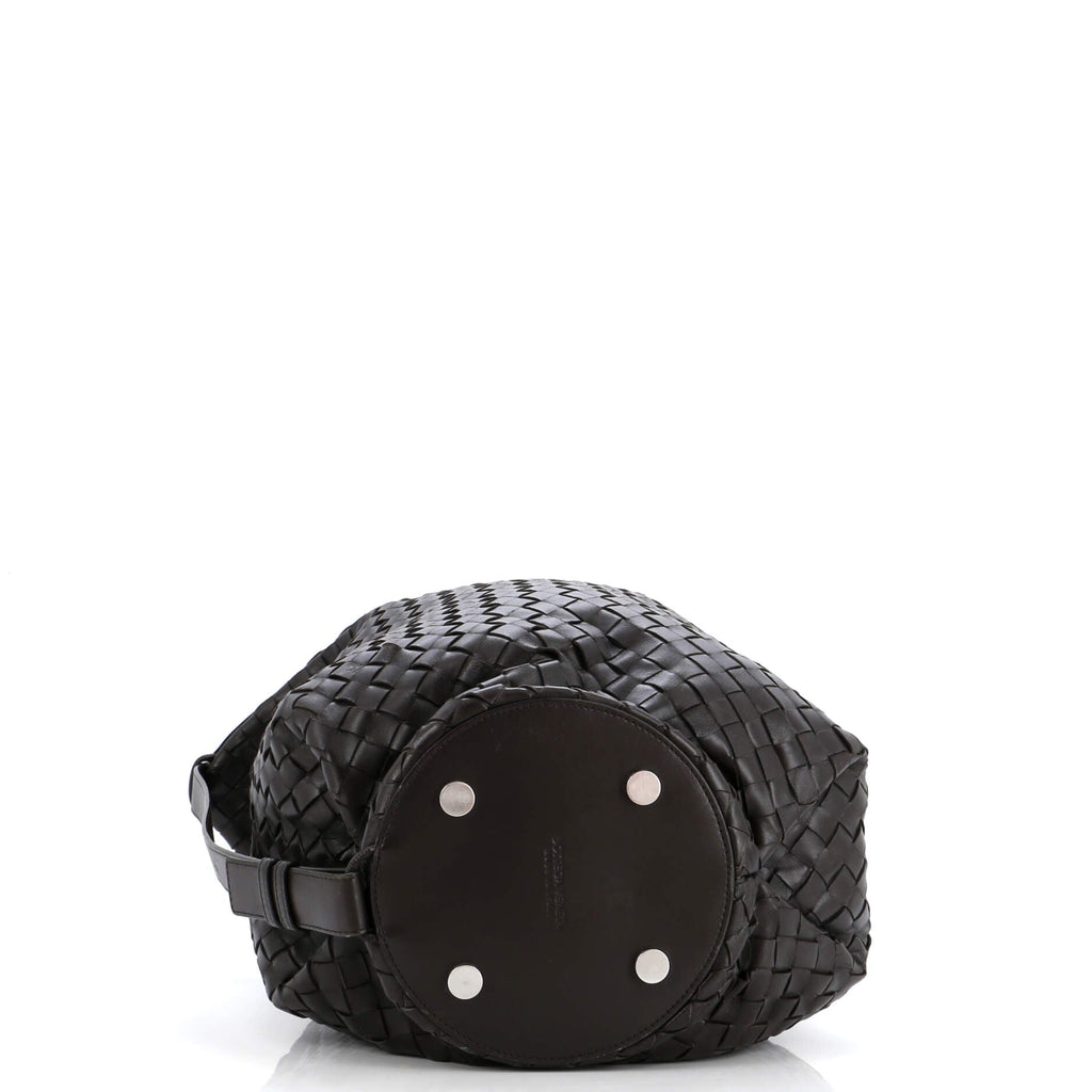 Hop Bag Intrecciato Leather Large
