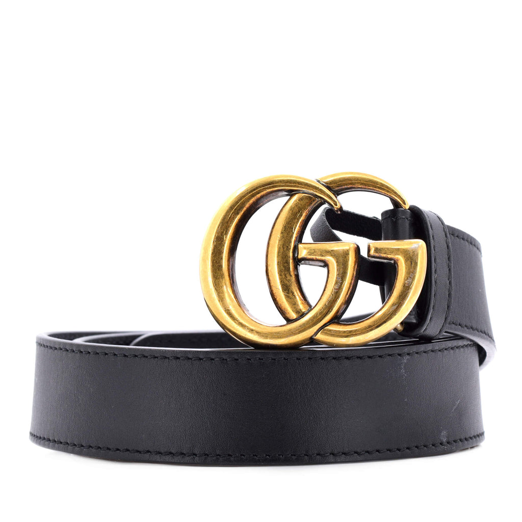 GG Marmont Belt Leather Medium 80