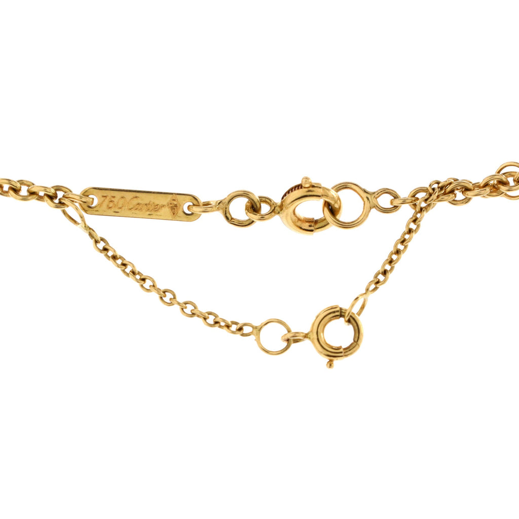Trinity Pendant Necklace 18K Tricolor Gold