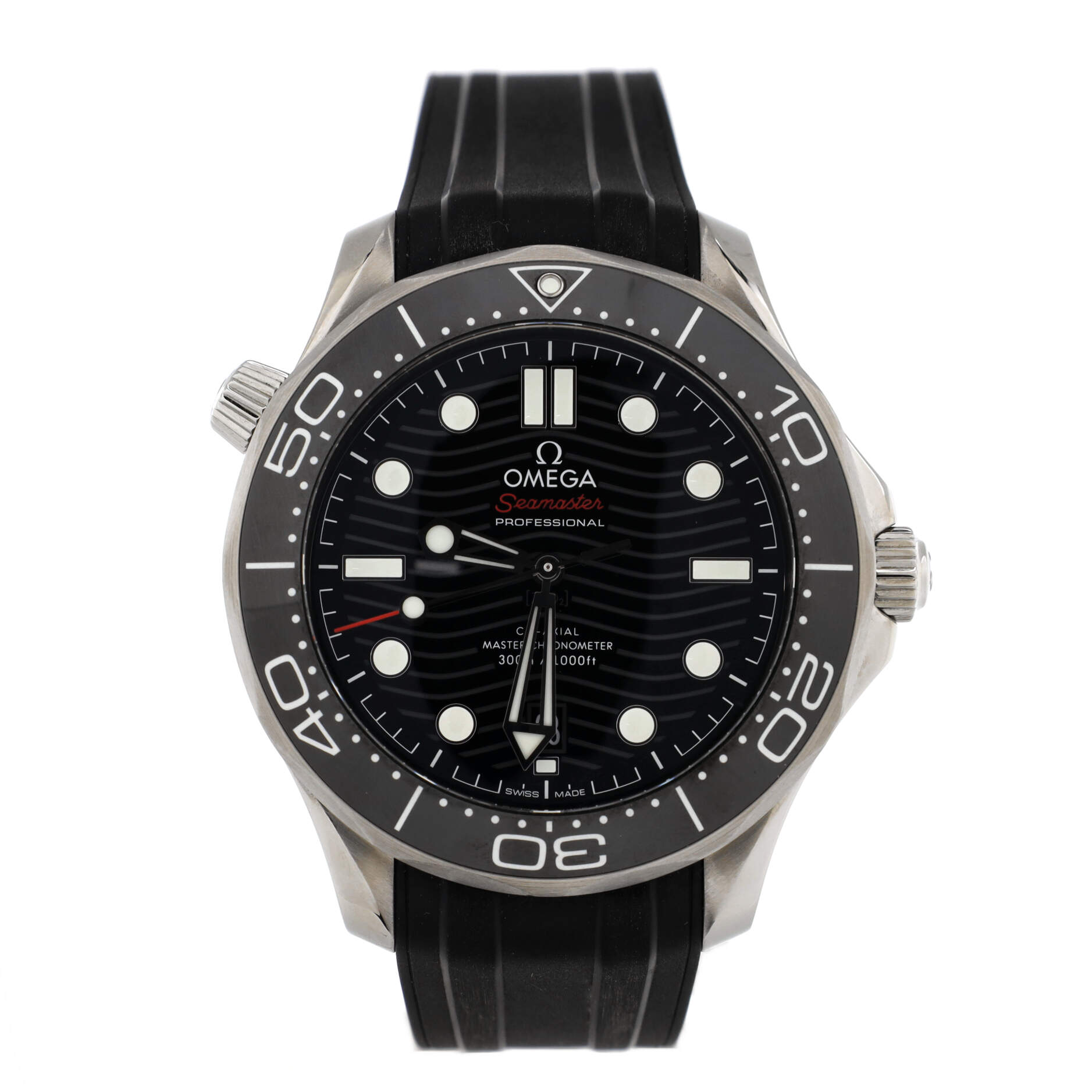 Seamaster Professional Diver 300M Co-Axial Master Chronometer Automatic Watch Stainless Steel and Rubber with Ceramic 42