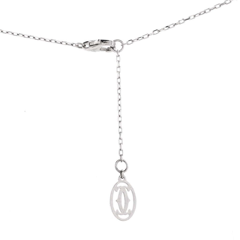Cartier D'Amour Pendant Necklace 18K White Gold with Diamond Small