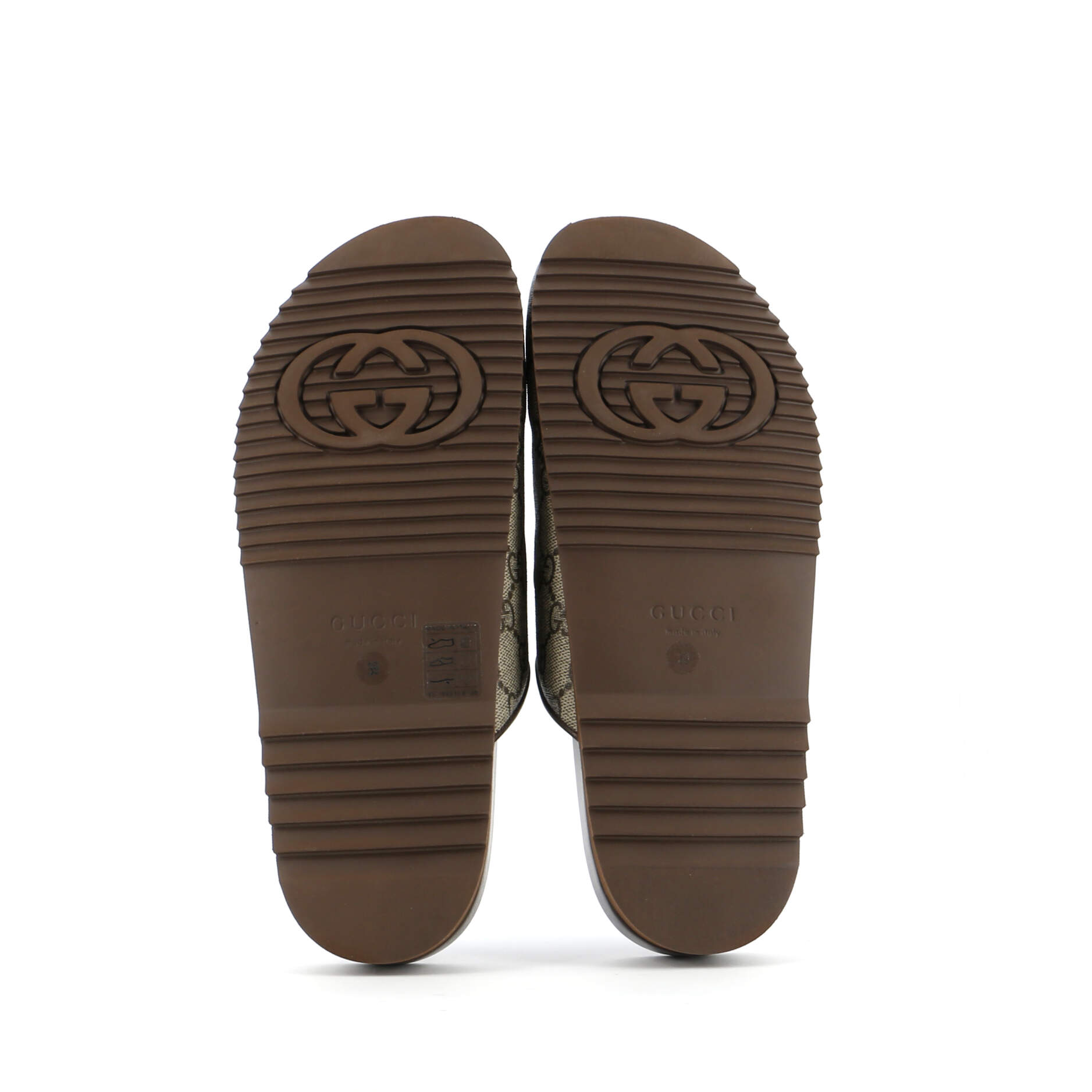 Women's Horsebit Mule Slippers GG Coated Canvas