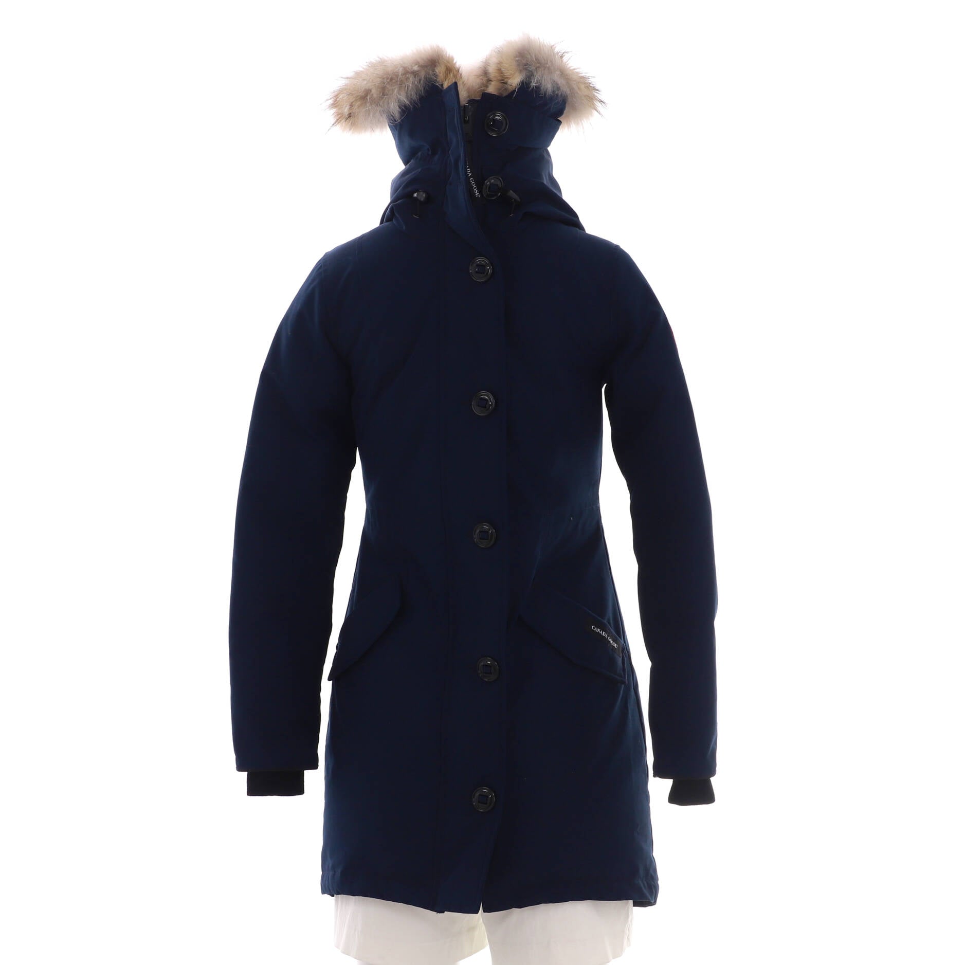 Women’s Rossclair Hooded Parka Polyester Blend with Down and Fur