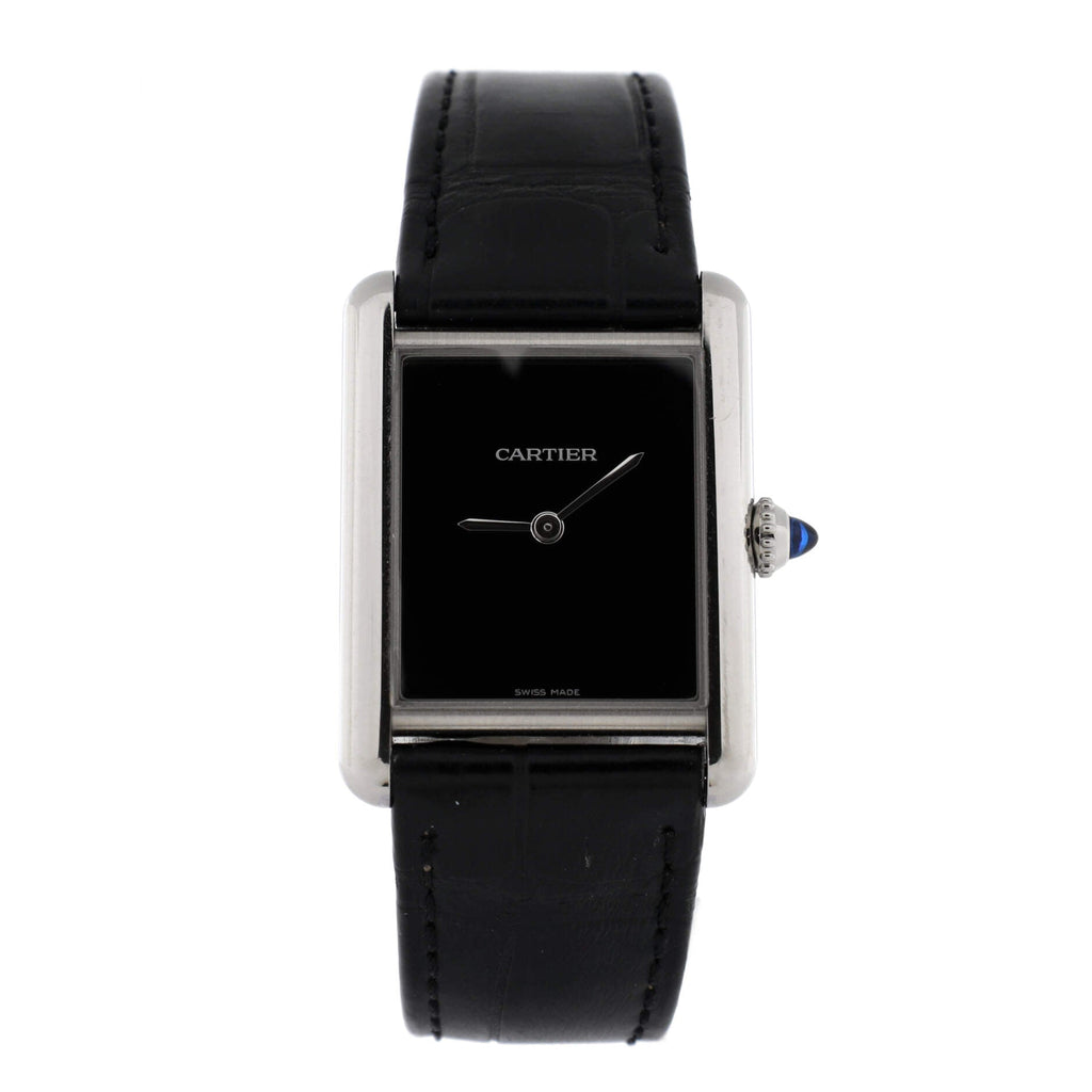 Tank Must Quartz Watch Stainless Steel and Alligator 25
