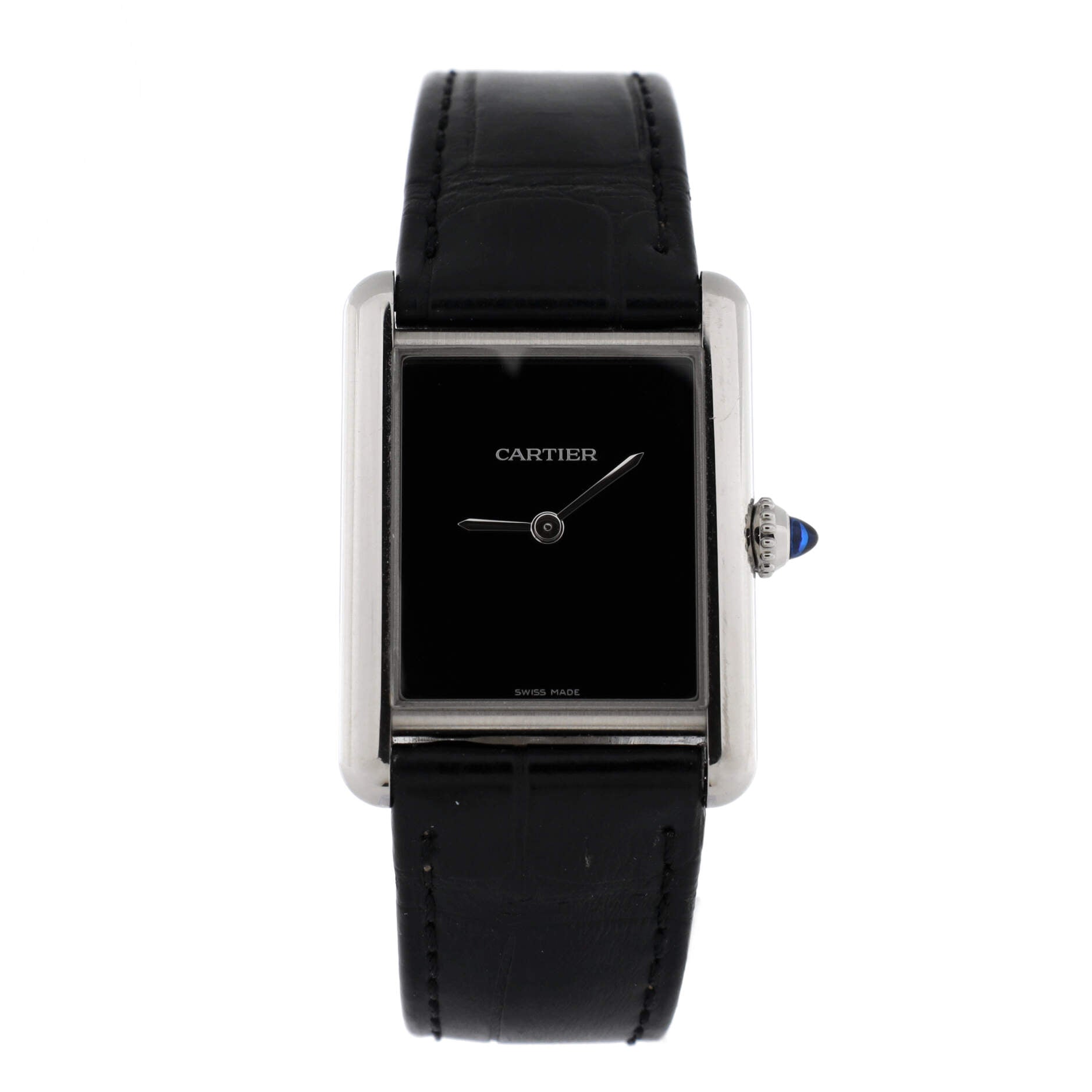 Tank Must Quartz Watch Stainless Steel and Alligator 25
