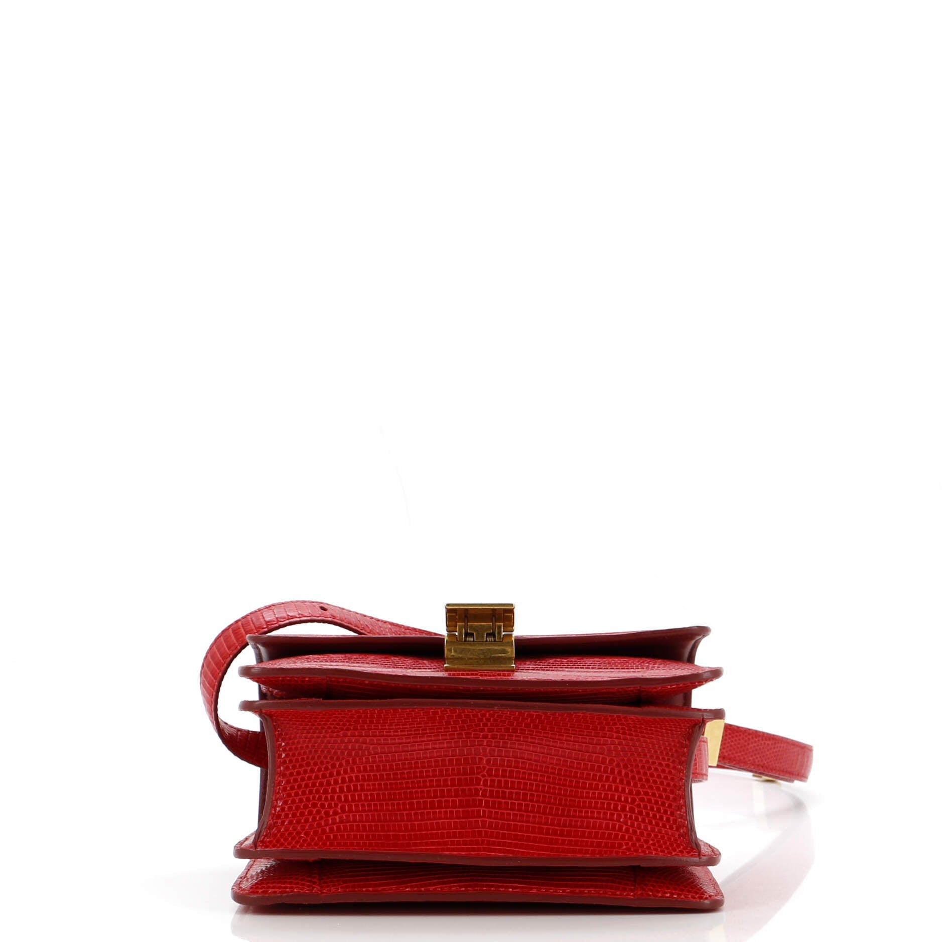 Classic Box Bag Lizard Small