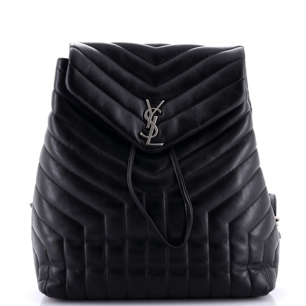 LouLou Backpack Matelasse Chevron Leather Medium