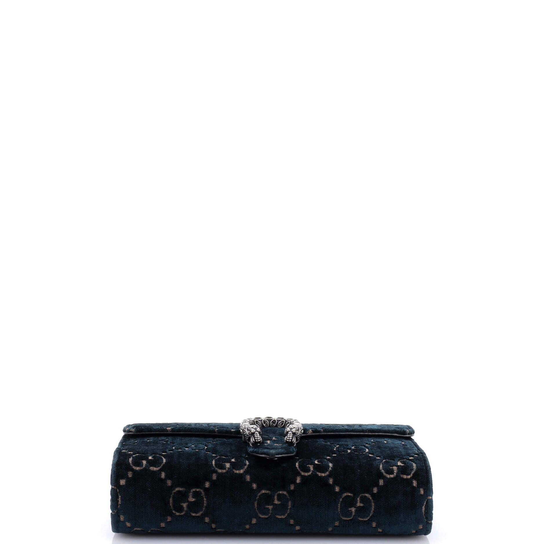 Dionysus Chain Wallet GG Velvet Small