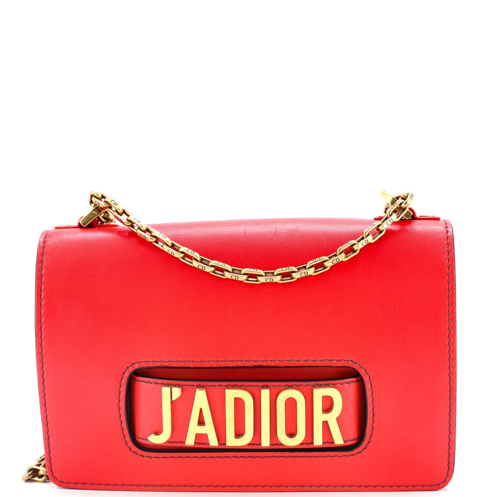 J'Adior Flap Bag Leather Medium