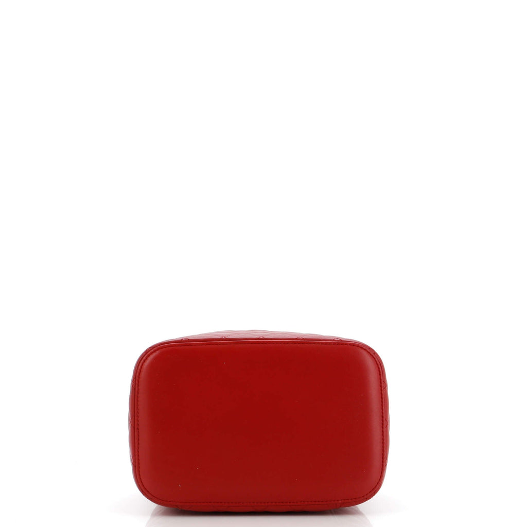 Cosmetic Case Quilted Lambskin Small