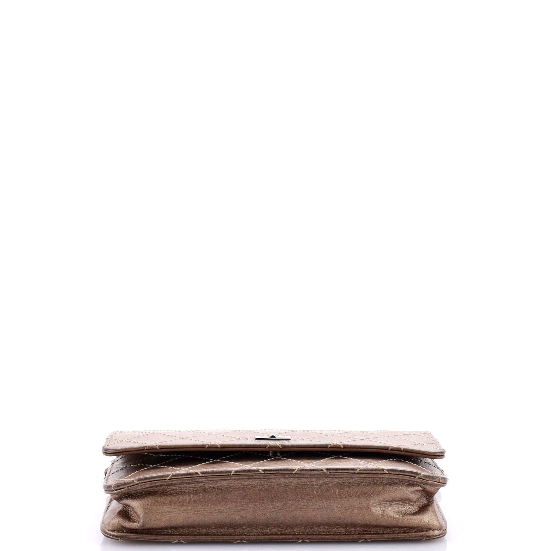 Reissue 2.55 Wallet on Chain Quilted Aged Calfskin Small