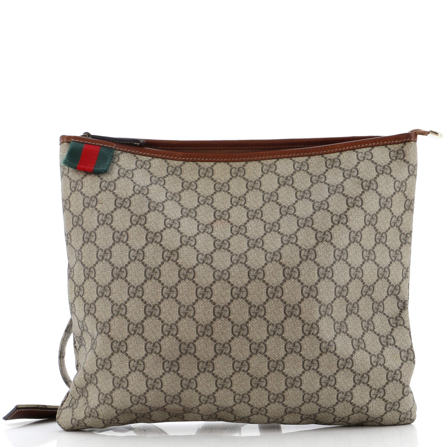Web Loop Flat Messenger GG Coated Canvas Large