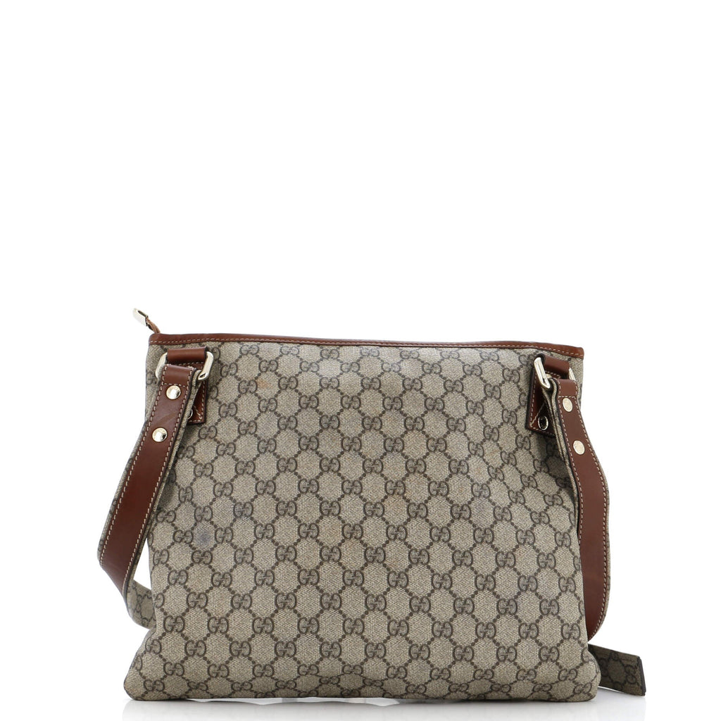 Web Loop Flat Messenger GG Coated Canvas Large