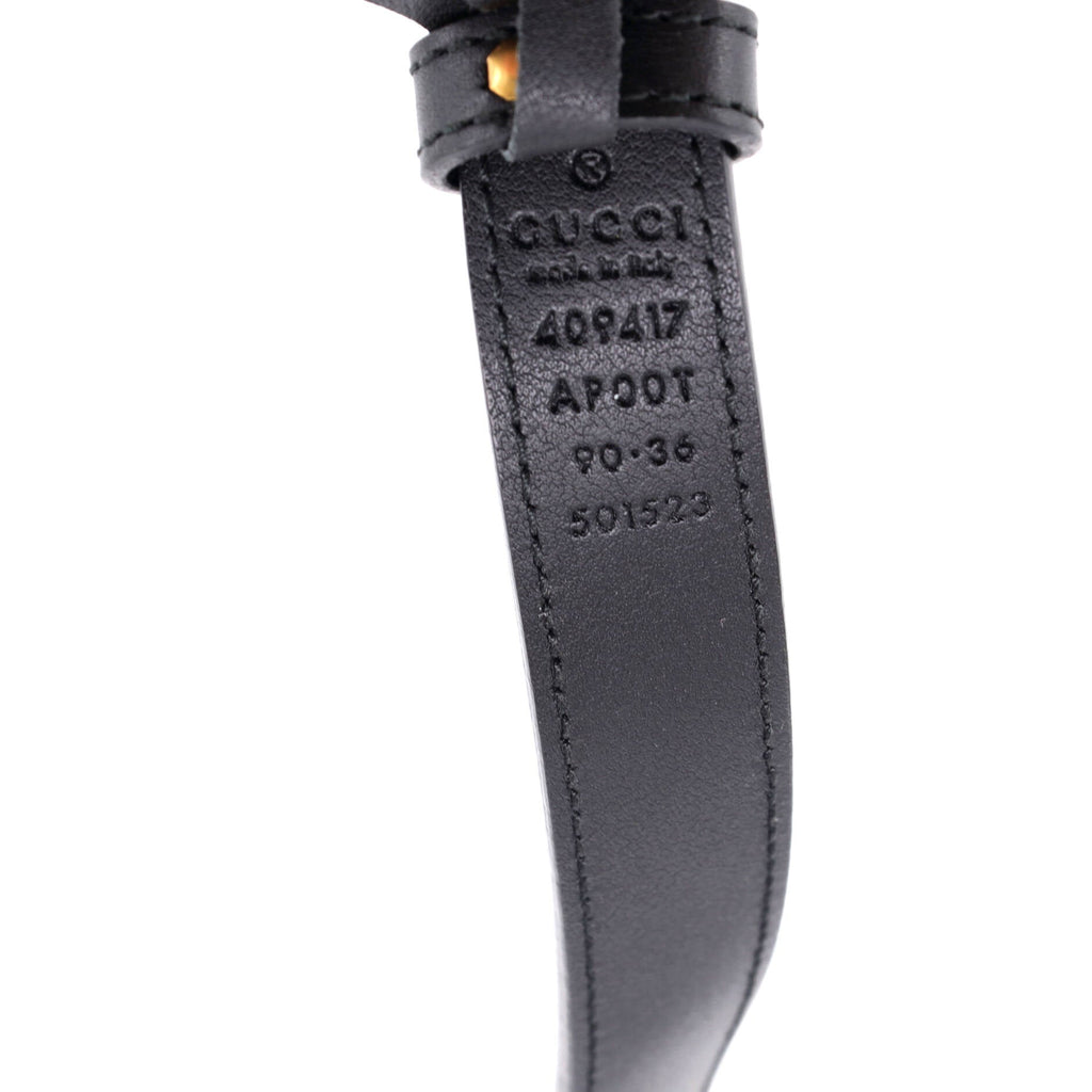 GG Marmont Belt Leather Thin 90