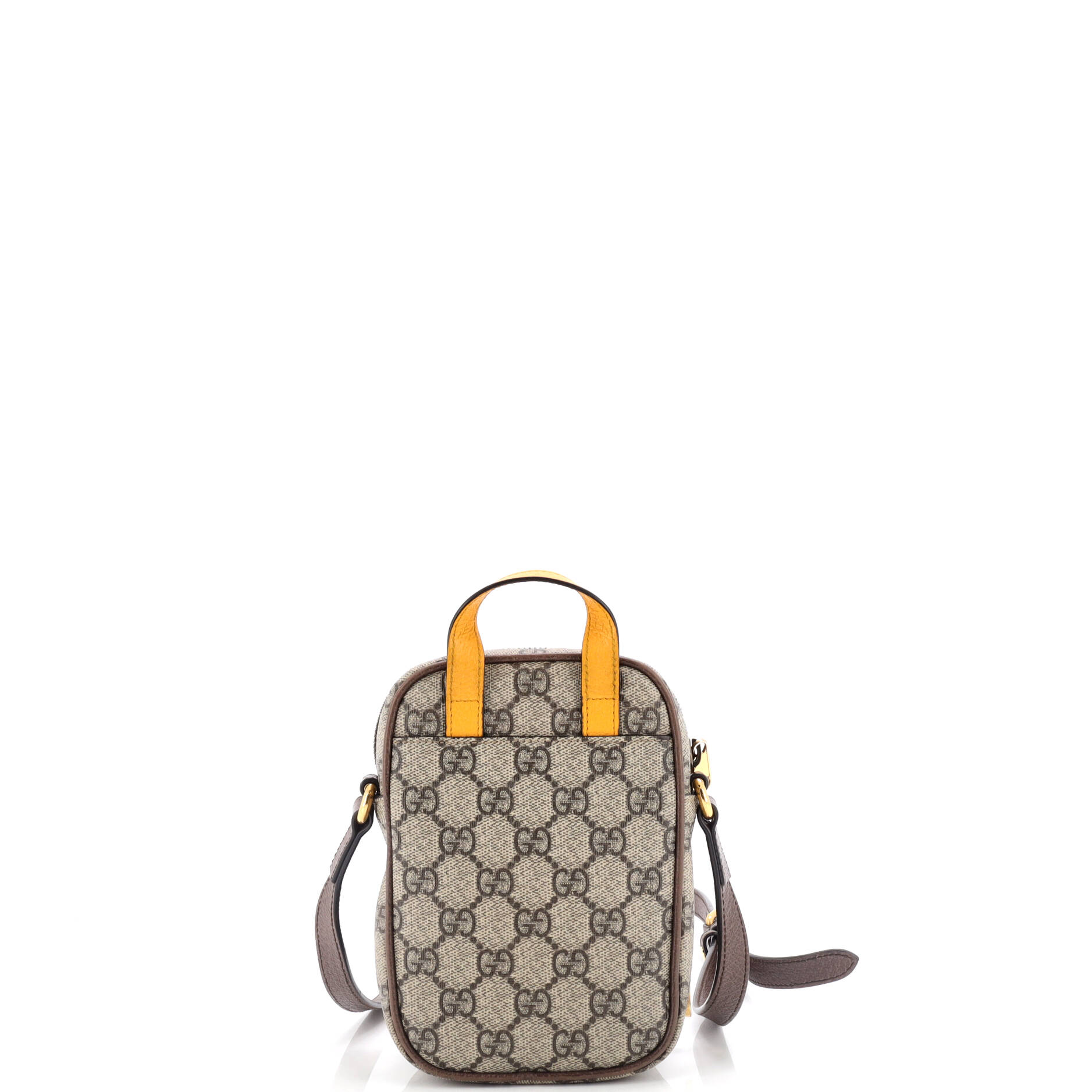 Neo Vintage Top Handle Crossbody Bag GG Coated Canvas Mini