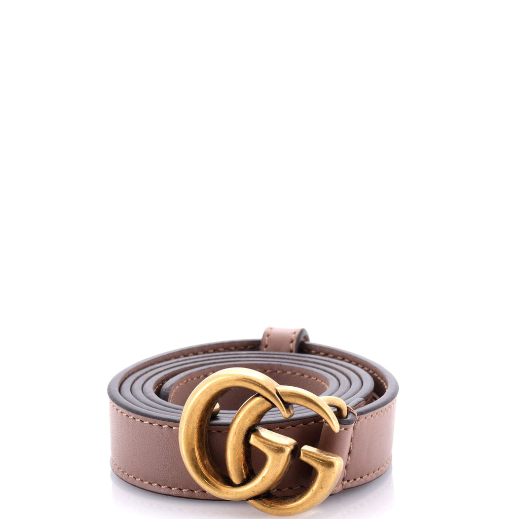 GG Marmont Belt Leather Thin 85